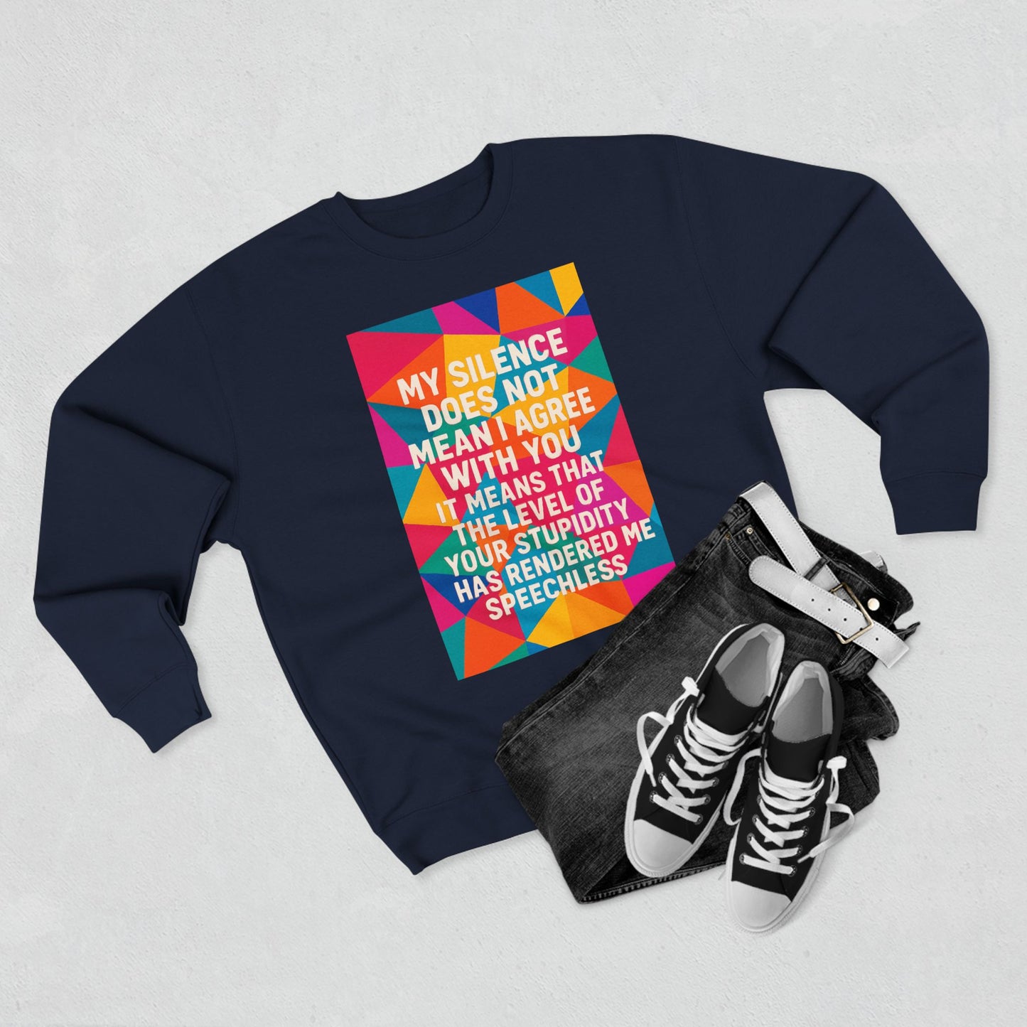 Speechless Unisex Crewneck Sweatshirt