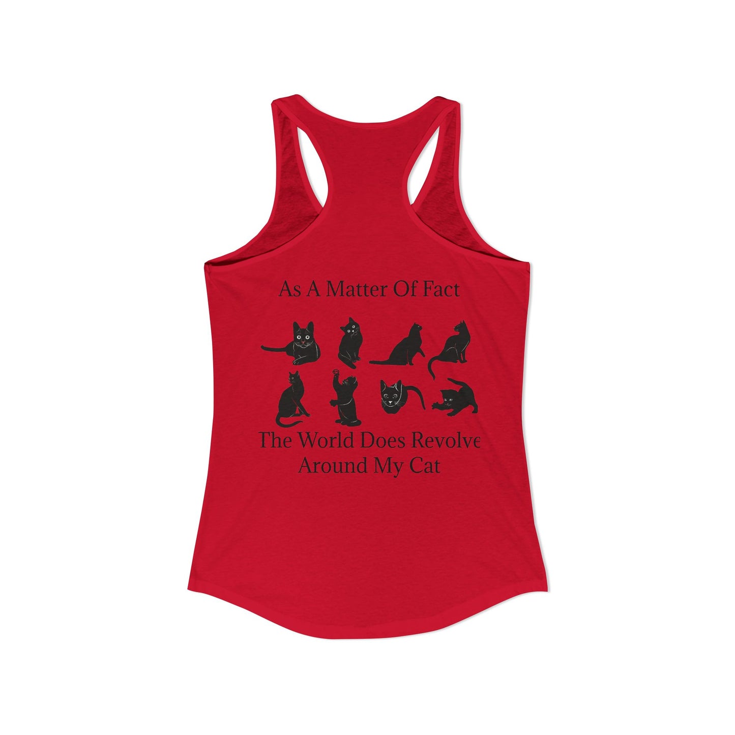 Matter Of Fact Cat Women's Racerback Tank