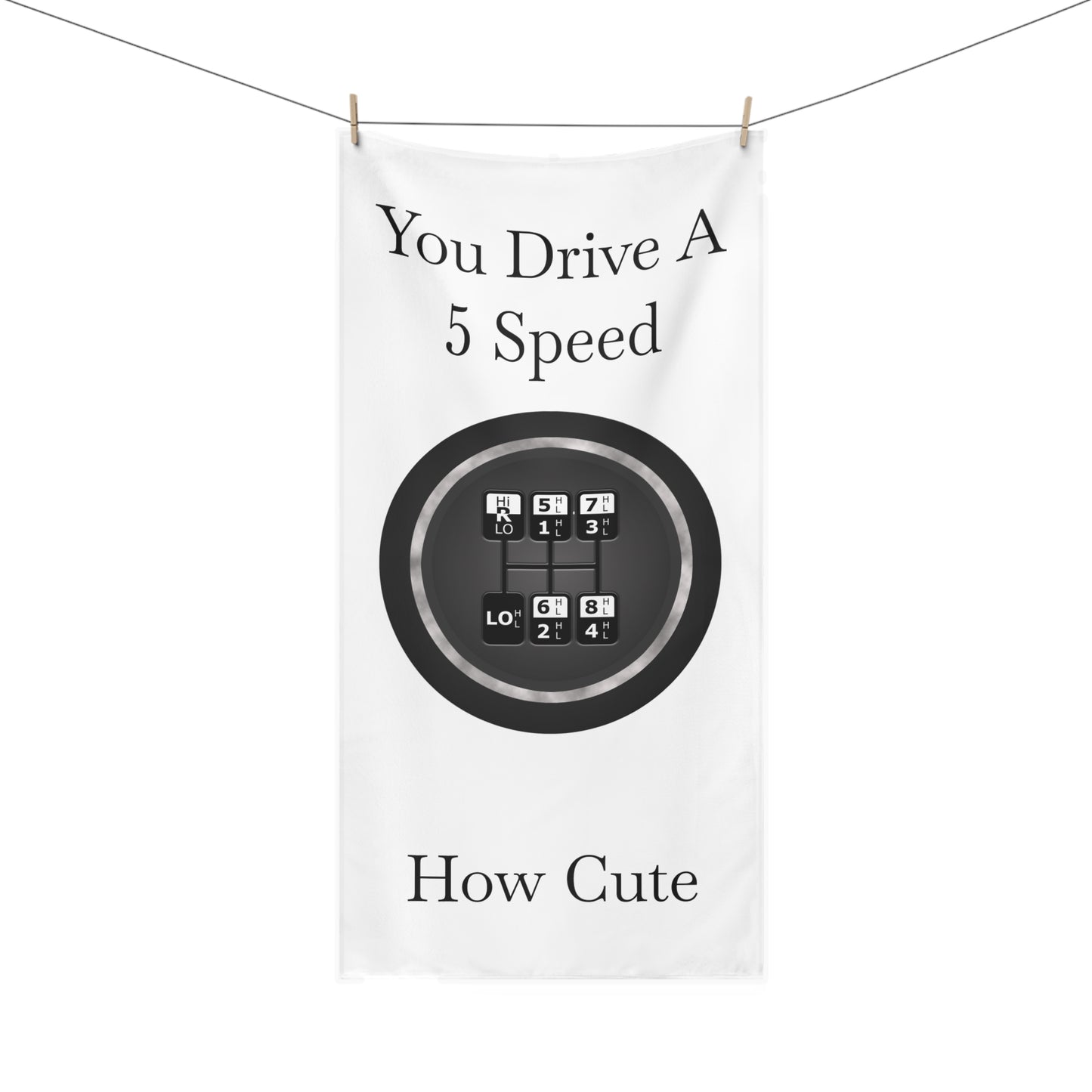 5 Speed How Cute Mink-Cotton Beach Towel