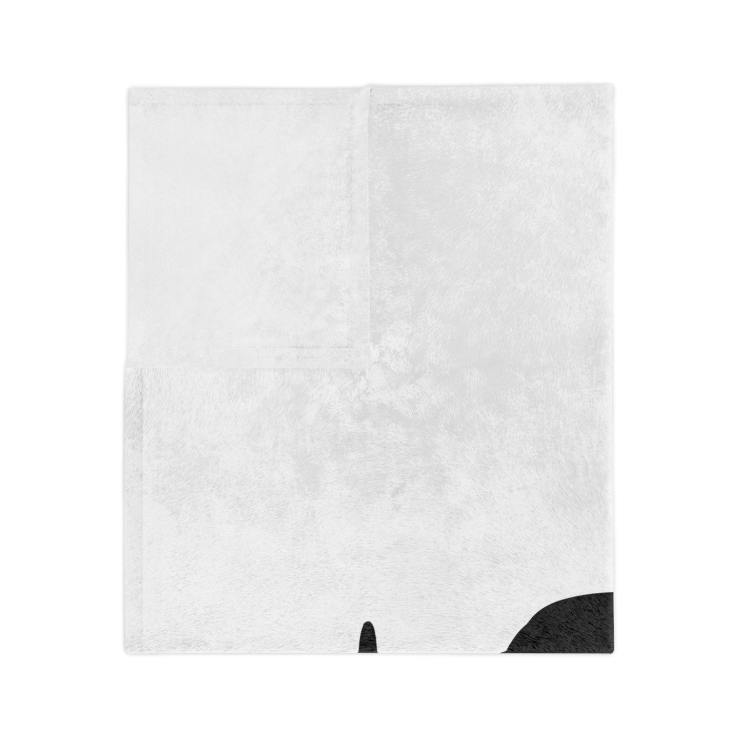 My Heart Beats For Newfies Velveteen Microfiber Blanket