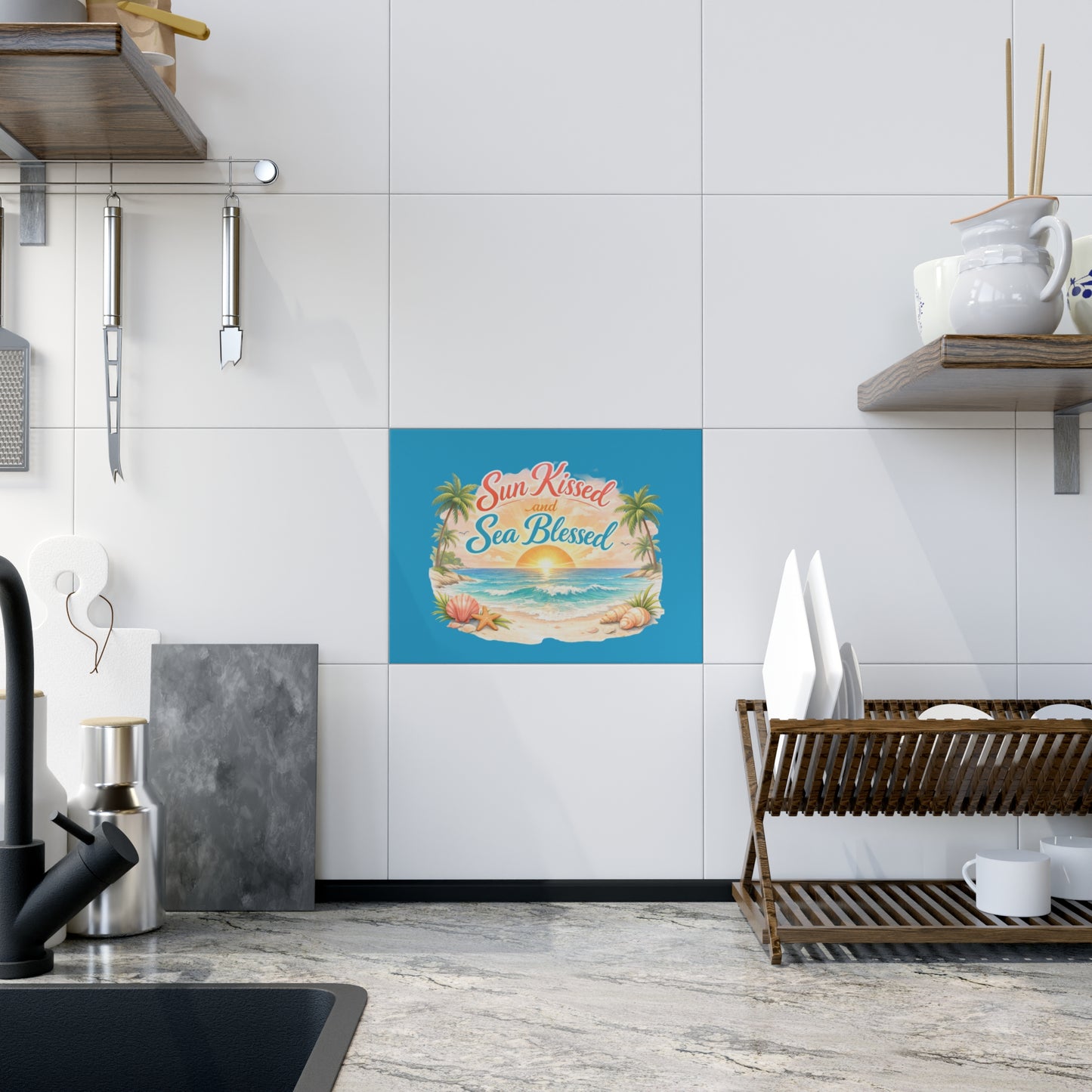 Sun Kissed Ceramic Photo Tile