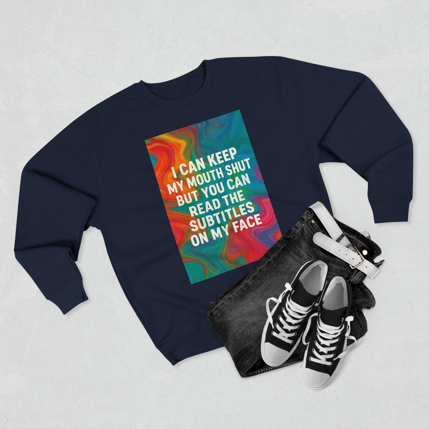 Subtitles Unisex Crewneck Sweatshirt