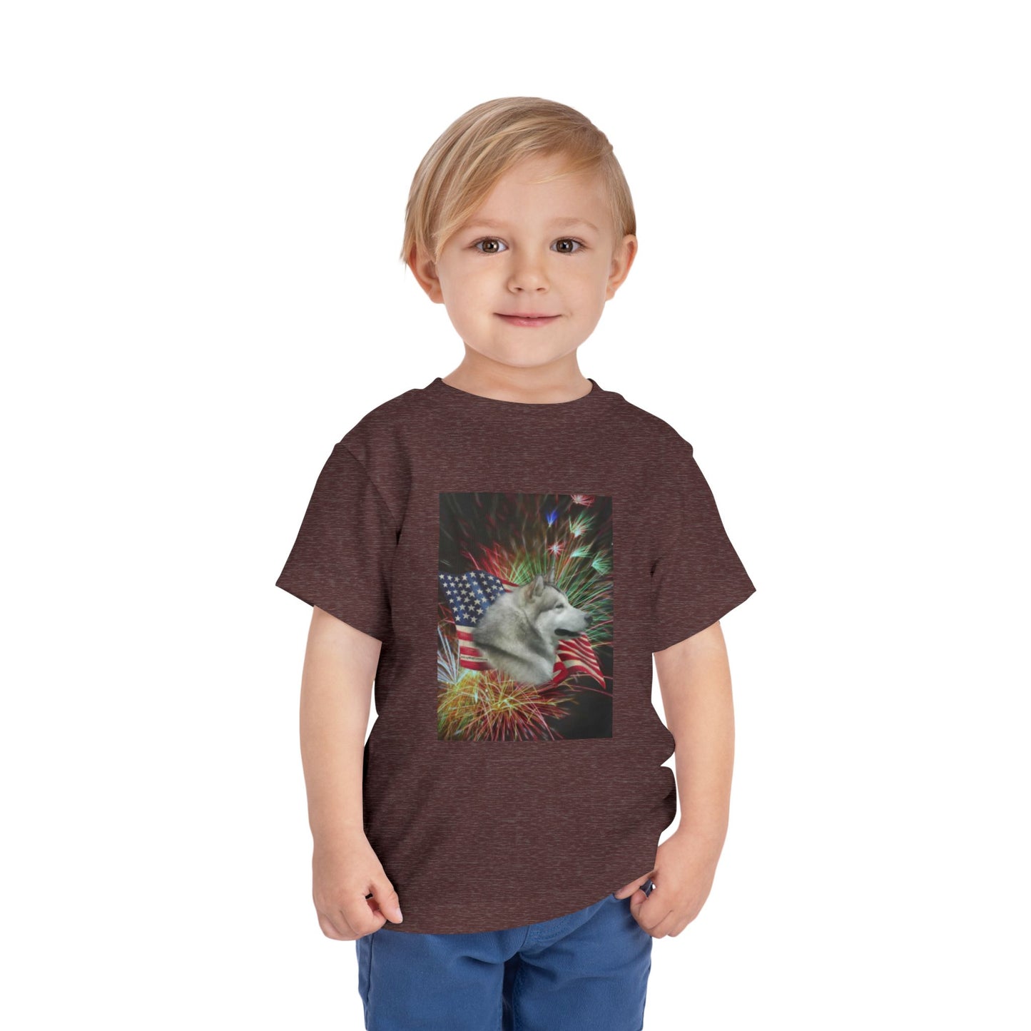 American Malamute Toddler Unisex Short Sleeve Crewneck Tee
