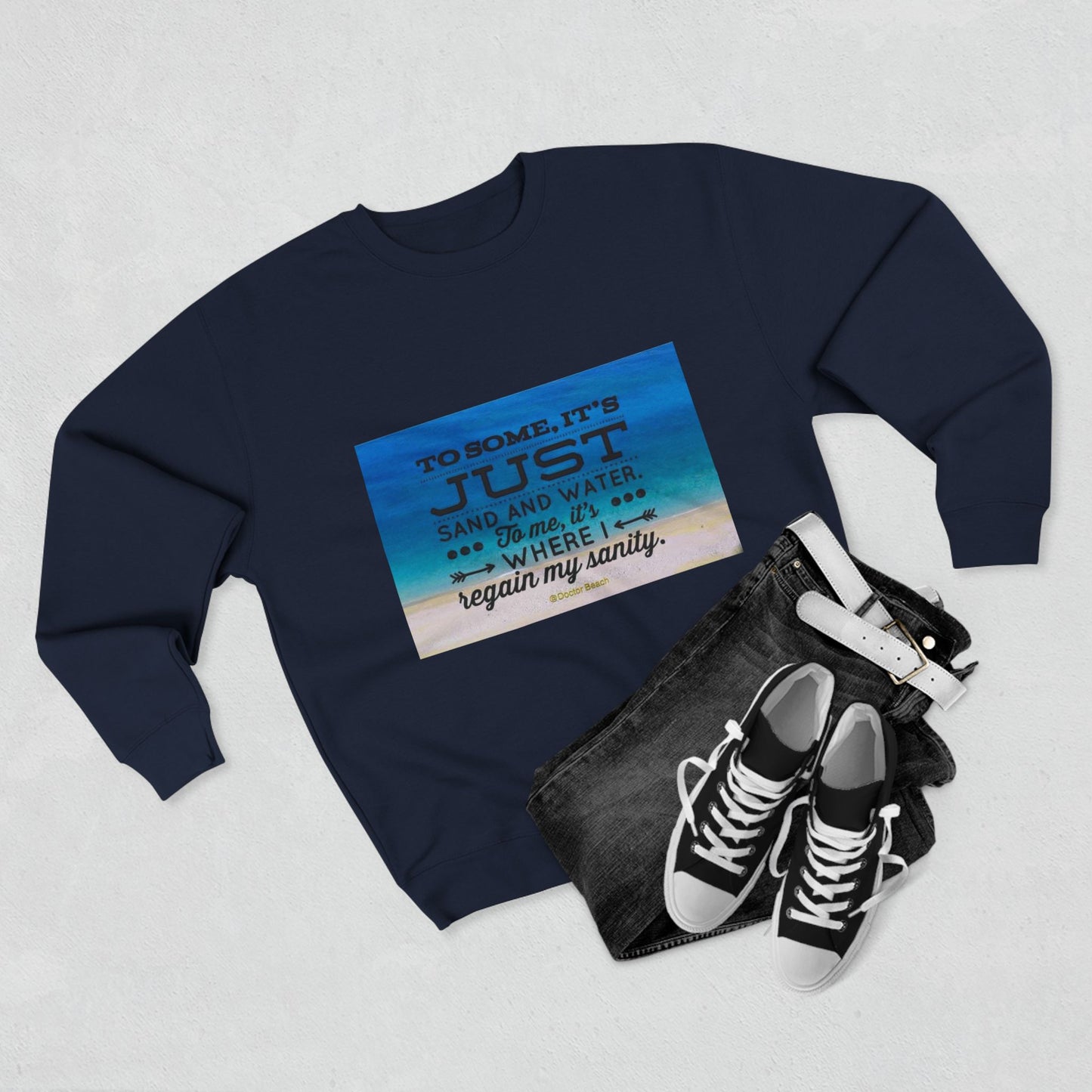 Dr. Beach Unisex Crewneck Sweatshirt