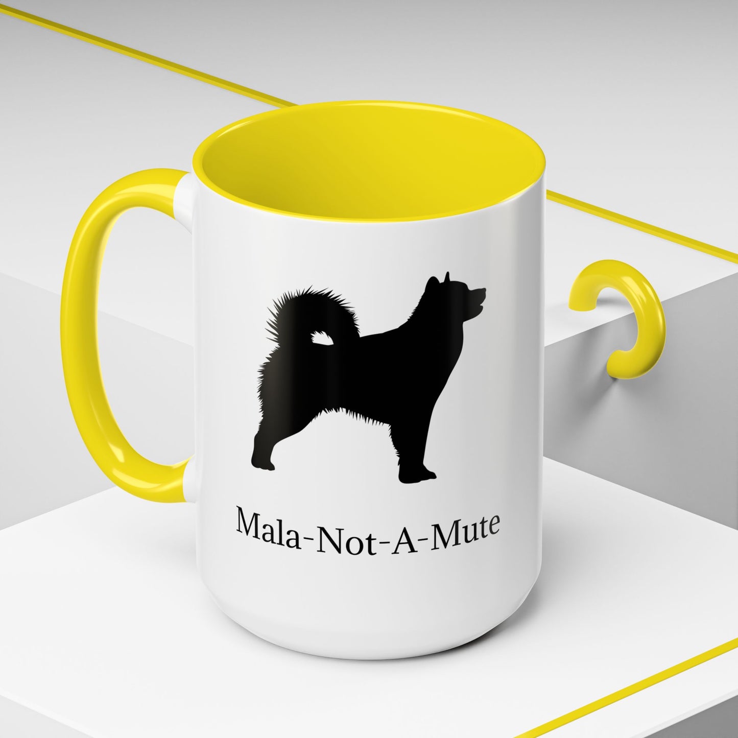 Mala-Not-A-Mute 2-Tone Coffee Mug