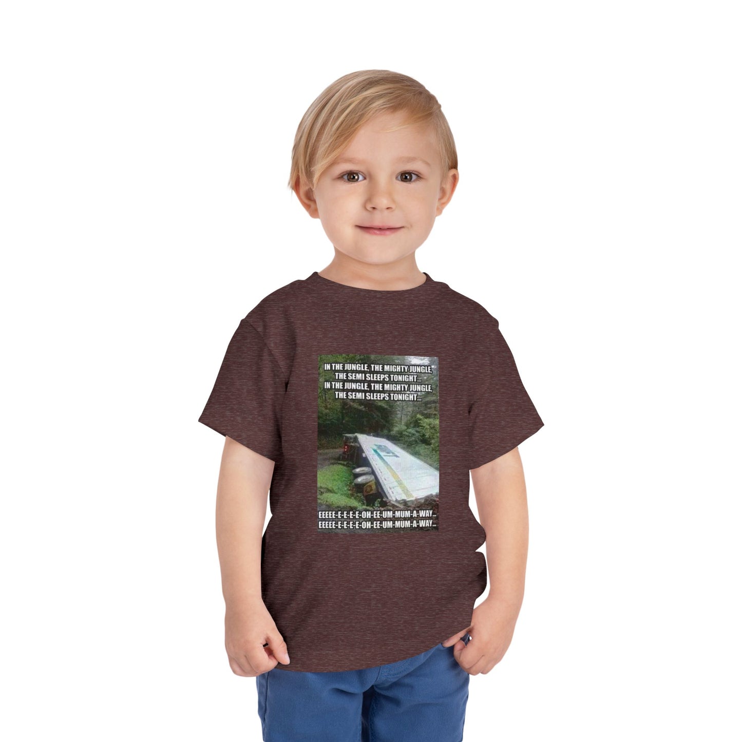 Semi Sleeps Toddler Unisex Short Sleeve Crewneck Tee