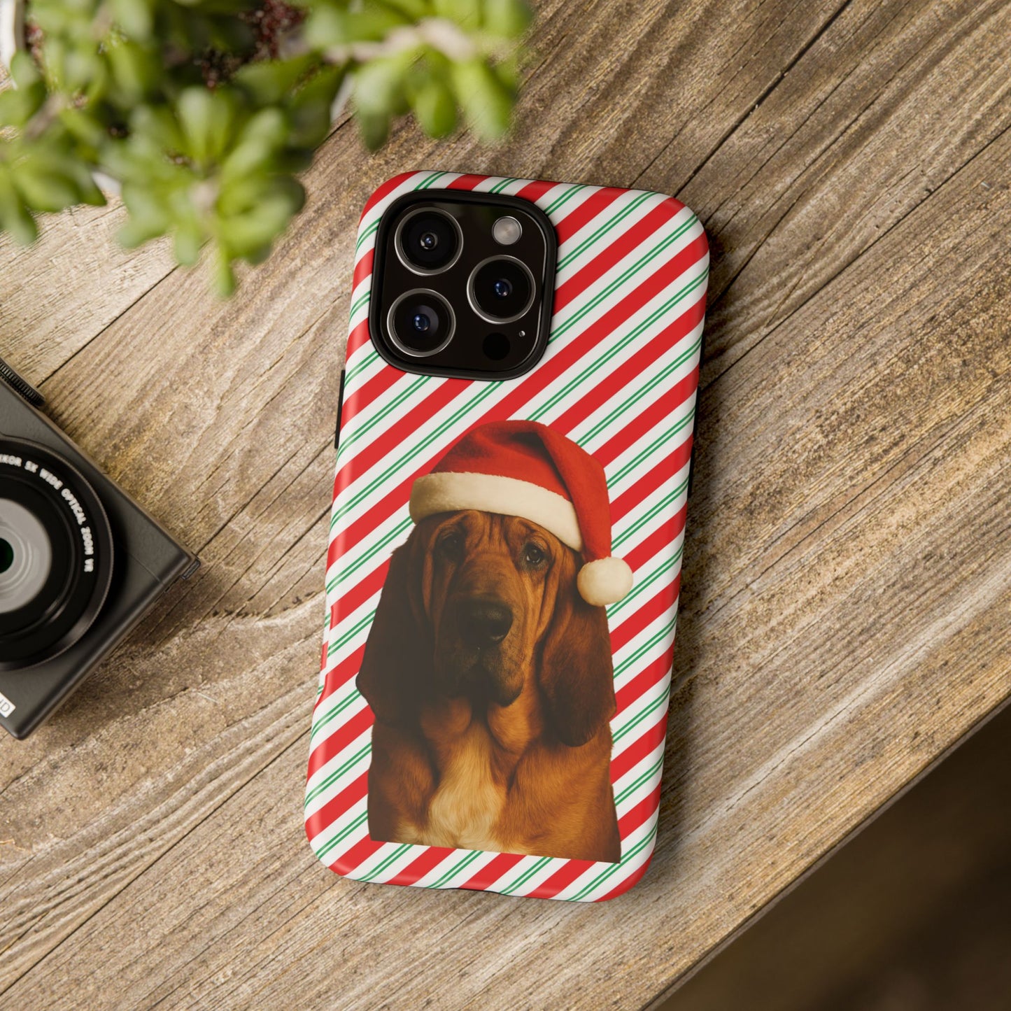 Santa Paws Bloodhound iPhone Case