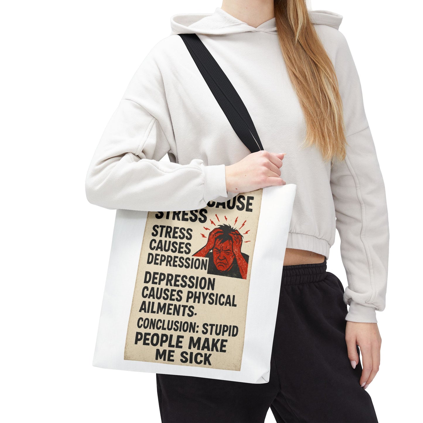 Stupid People Tote Bag
