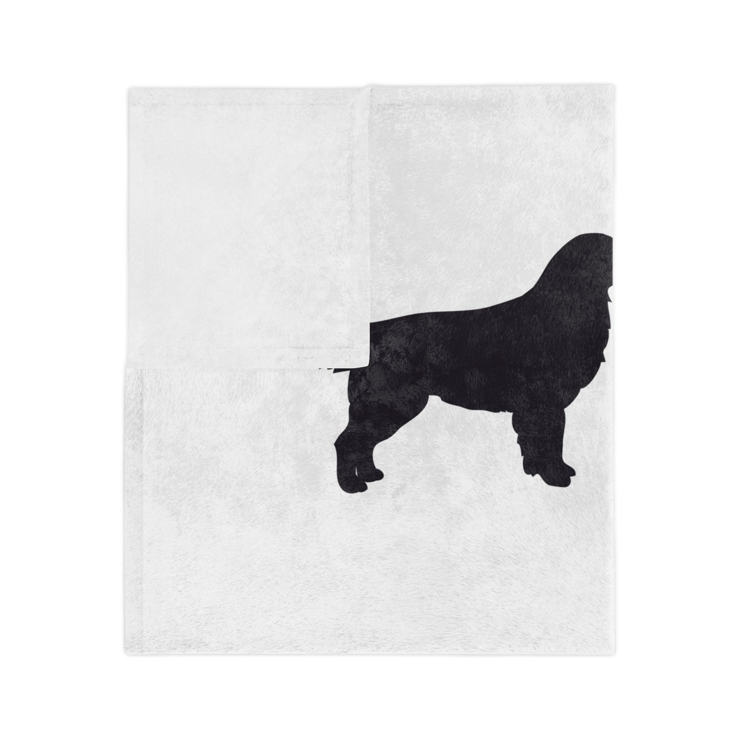 Golden Silhouette Velveteen Microfiber Blanket
