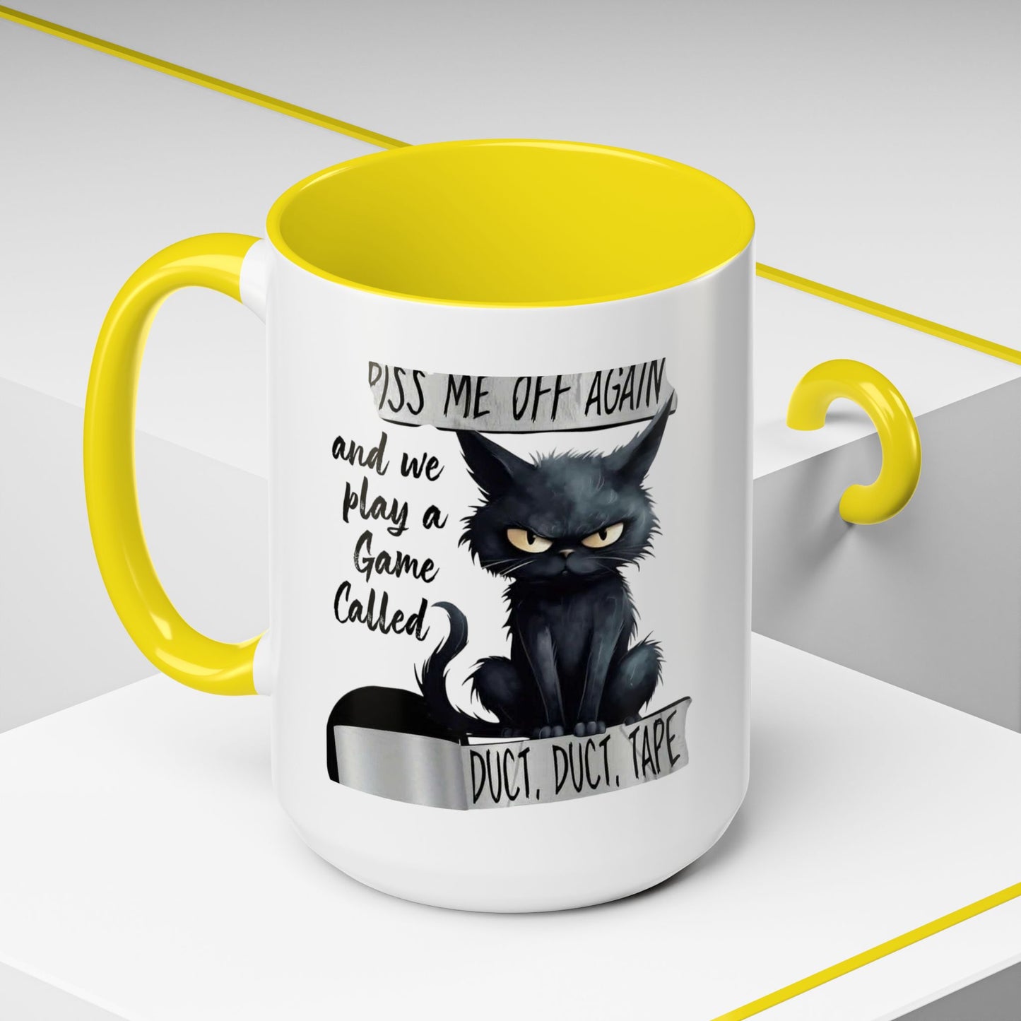 Duct, Duct, Tape 2-Tone Coffee Mug