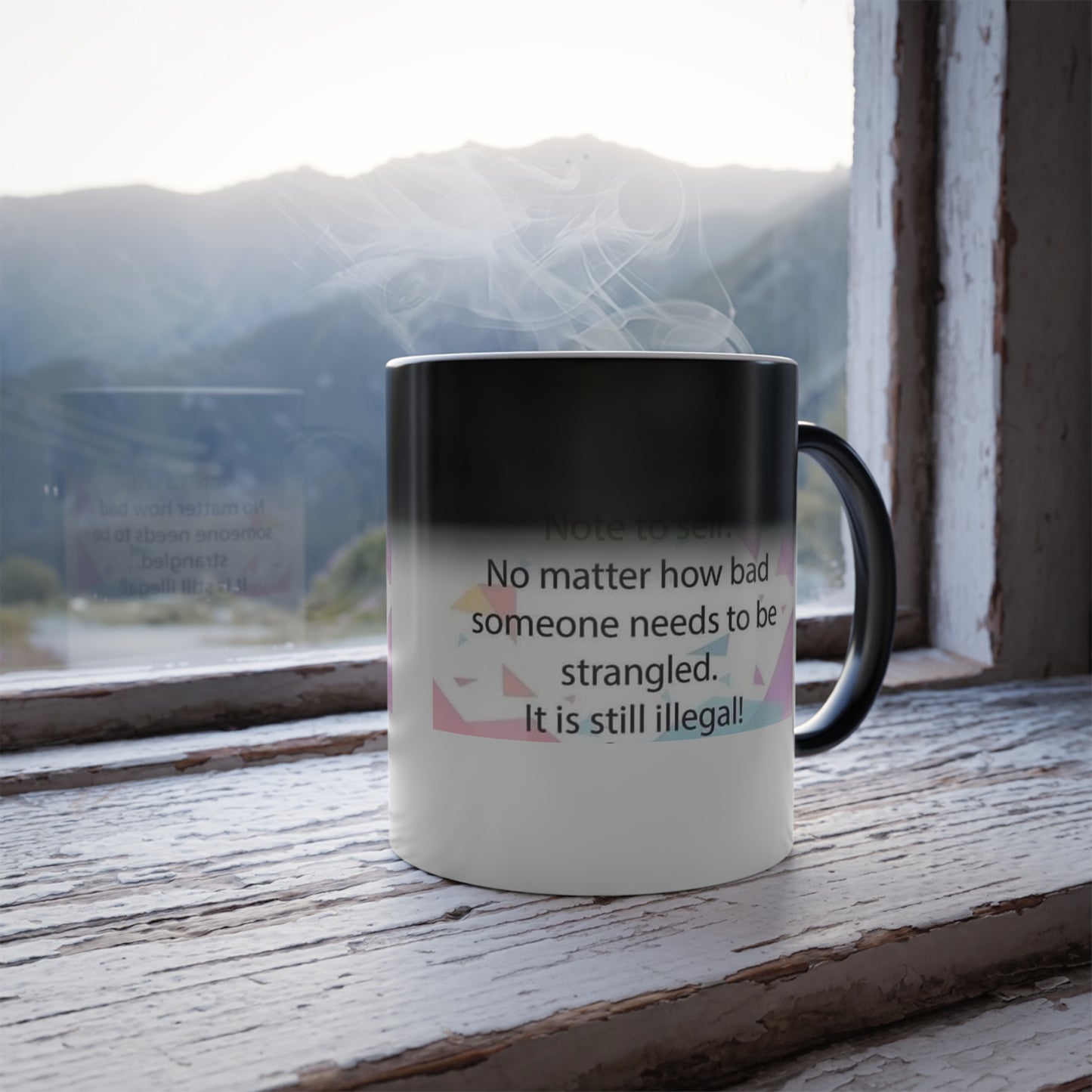Note To Self Color Changing Mug