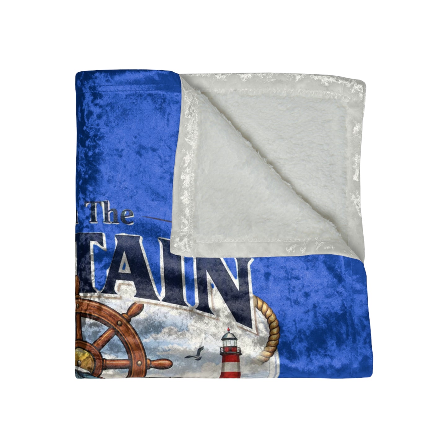 Captain Crushed Velvet Blanket