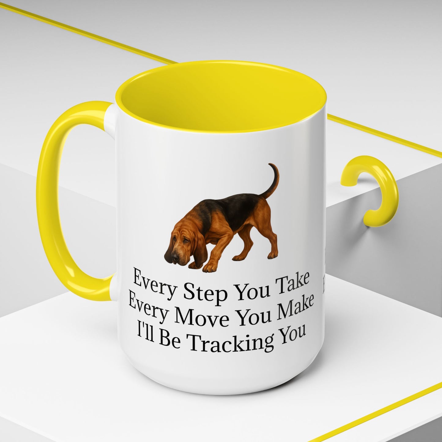 Tracking You 2-Tone Coffee Mug