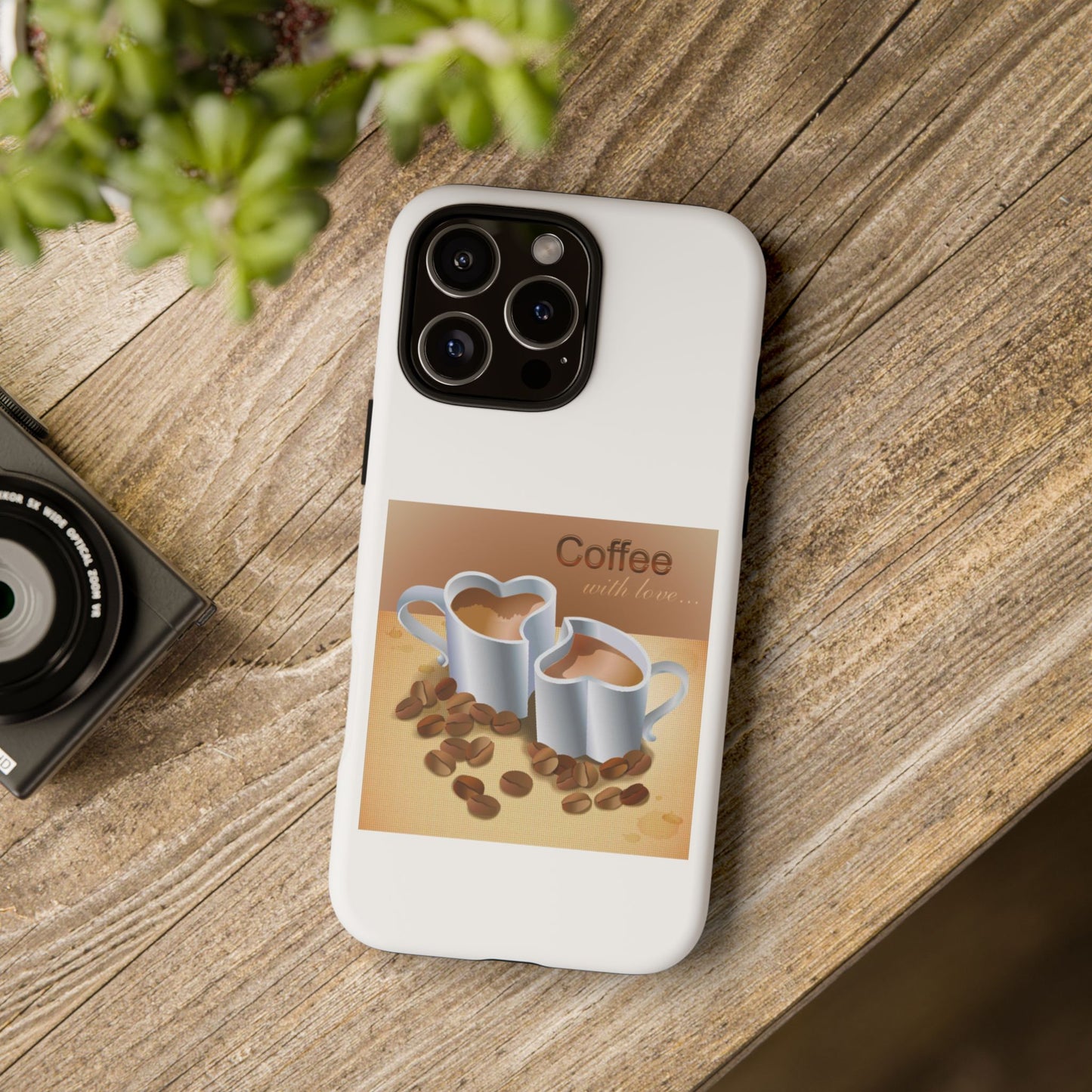 Coffee With Love iPhone Case