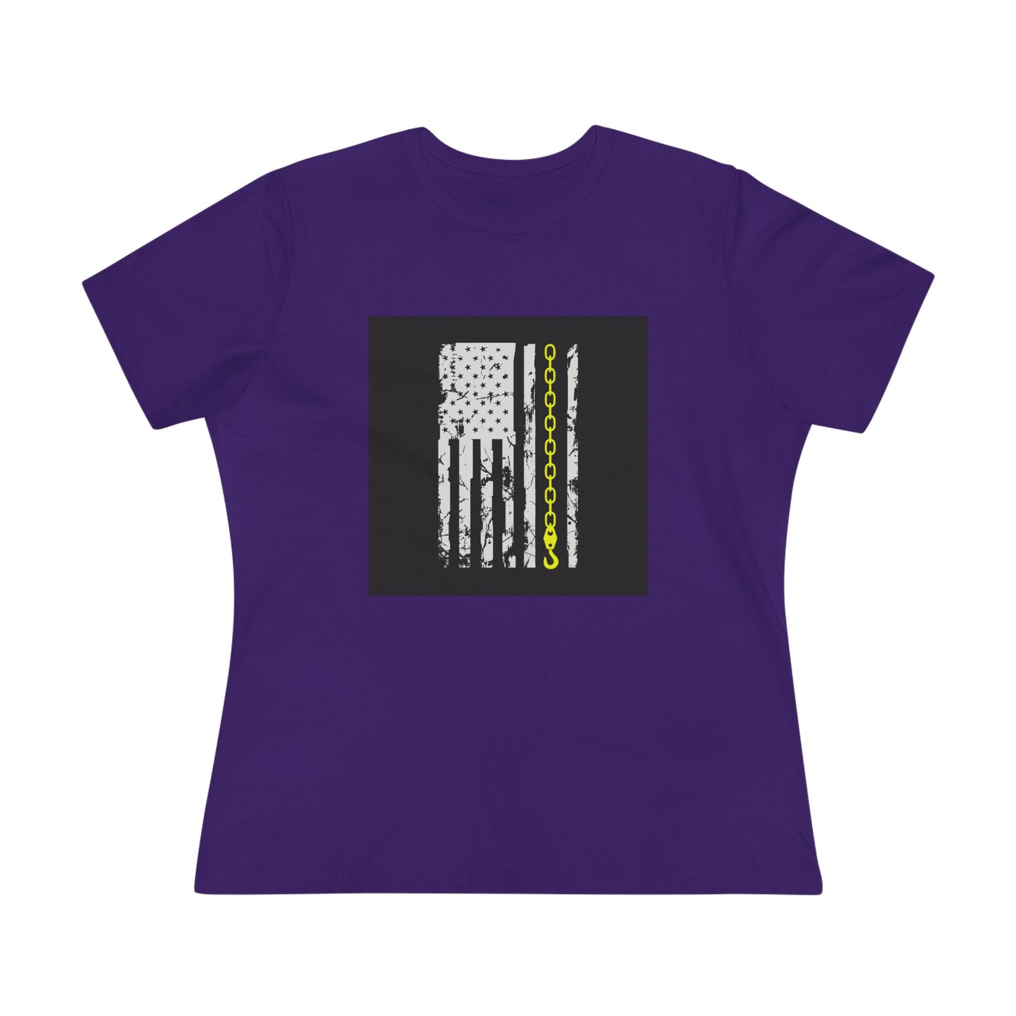 Thin Yellow Line Women's Short Sleeve Crewneck Tee