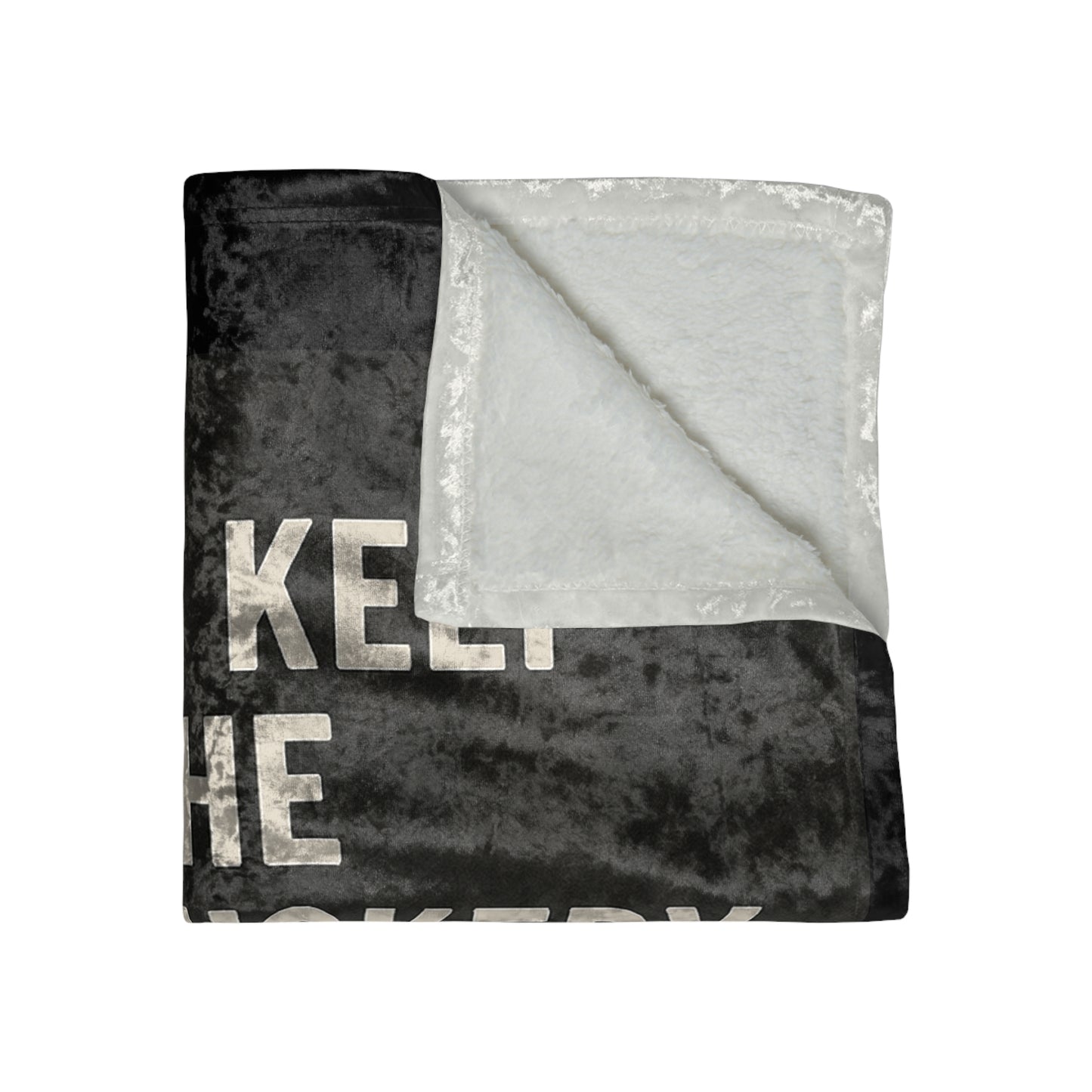 Dumbfuckery Crushed Velvet Blanket