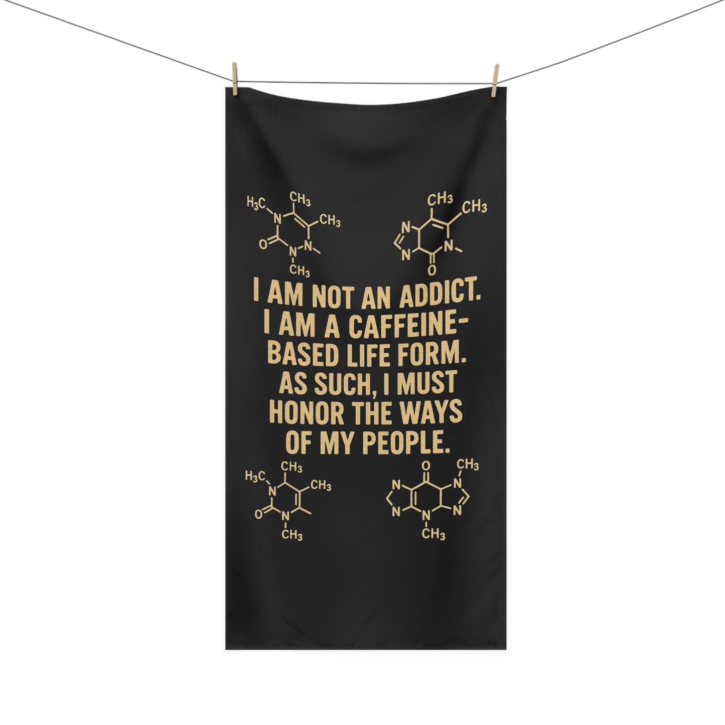 Not An Addict Mink-Cotton Beach Towel