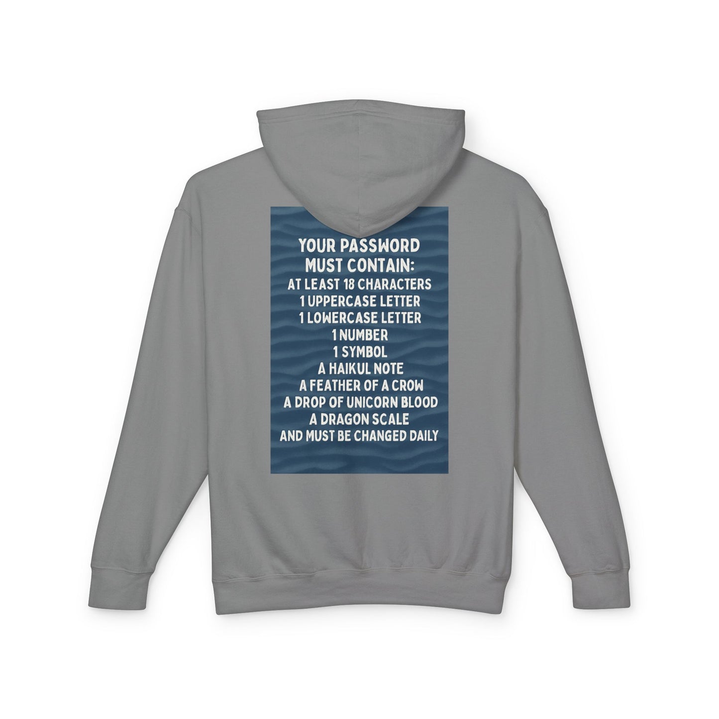 Password Unisex Lightweight Hoodie
