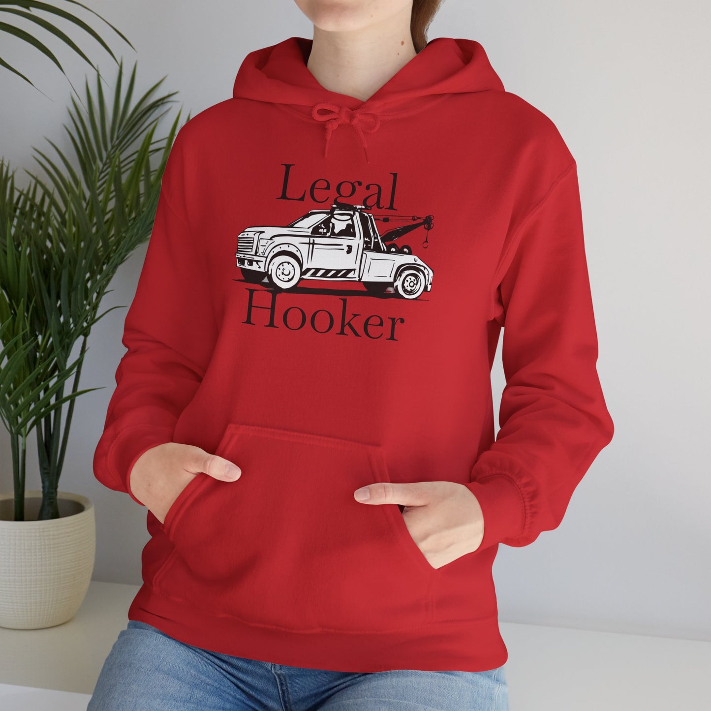 Legal H**ker Wheel Lift Tow Truck Unisex Hoodie