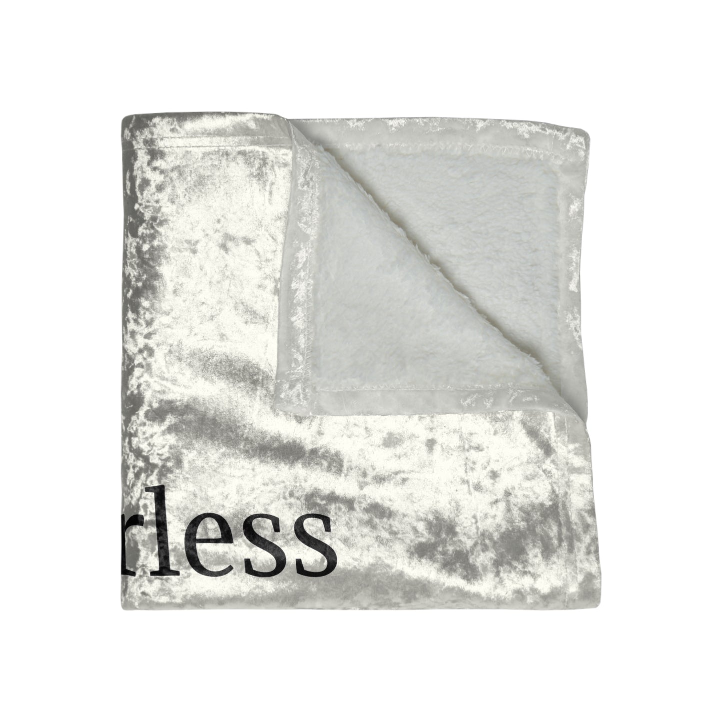 Fearless N Fabulous Crushed Velvet Blanket