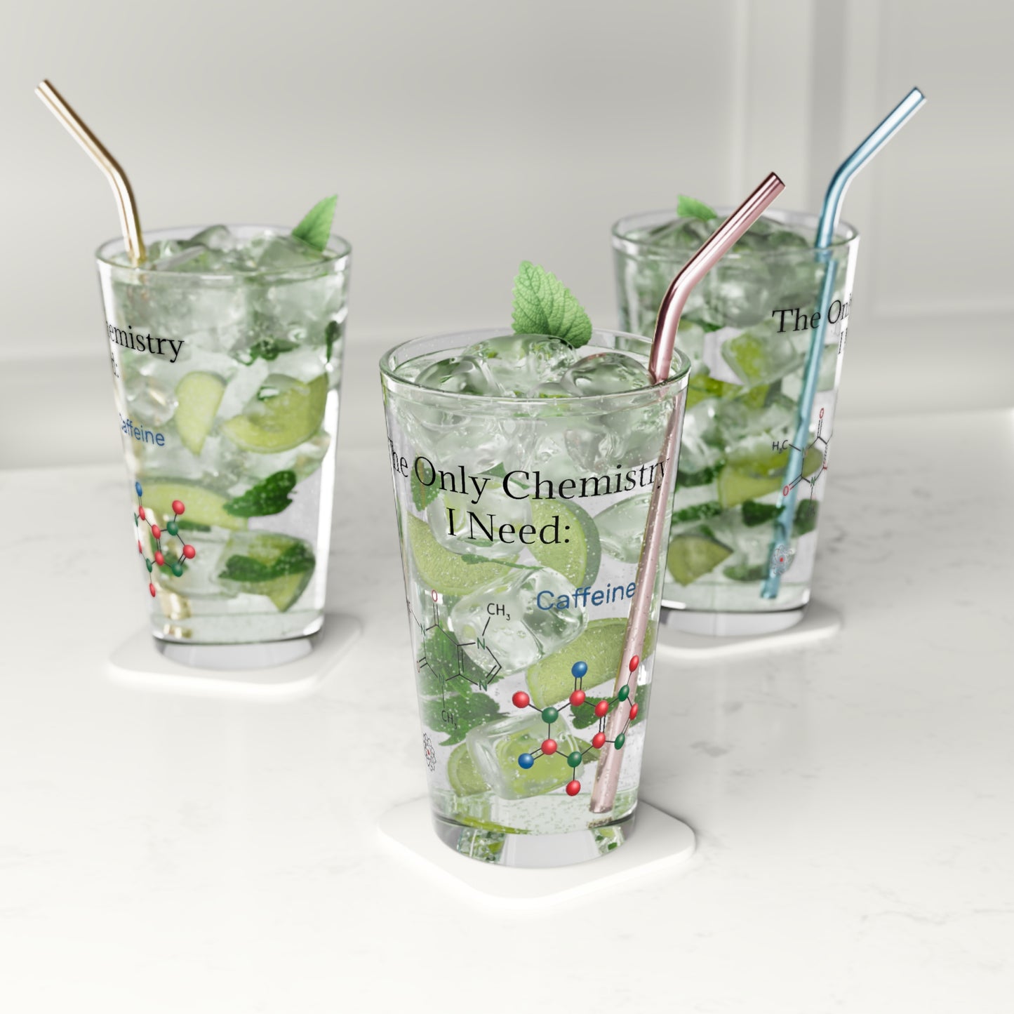 Chemistry Lesson Drinking Glass