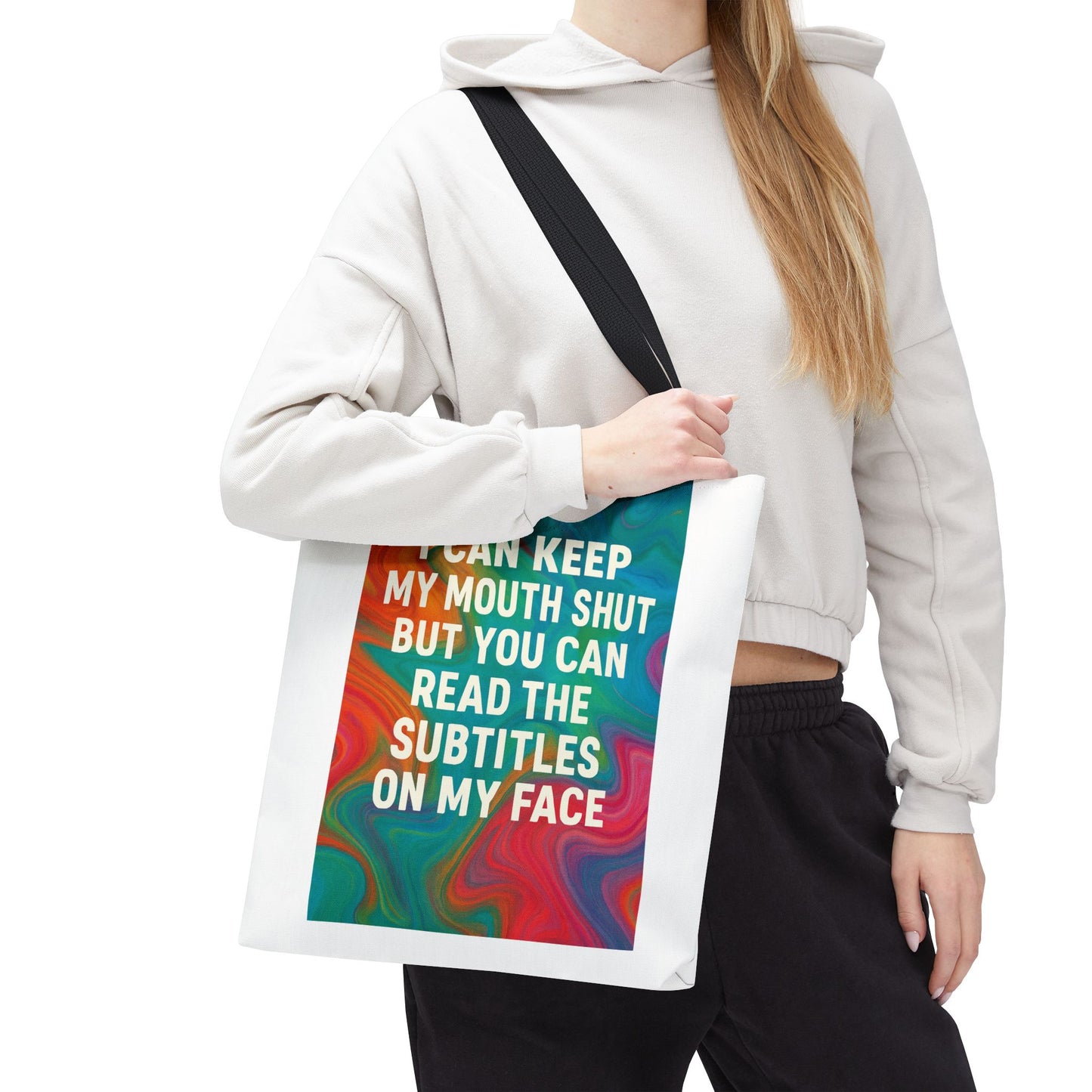 Subtitles Tote Bag