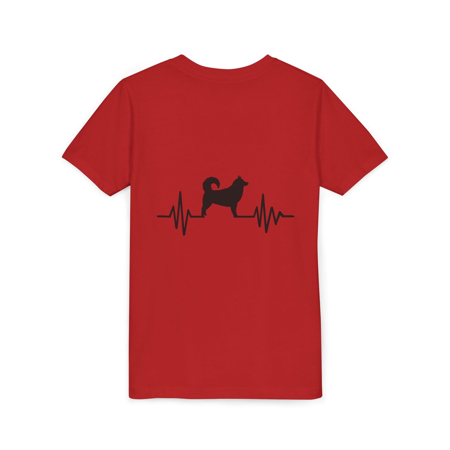 My Heart Beats For Malamutes Youth Unisex Short Sleeve Crewneck Tee
