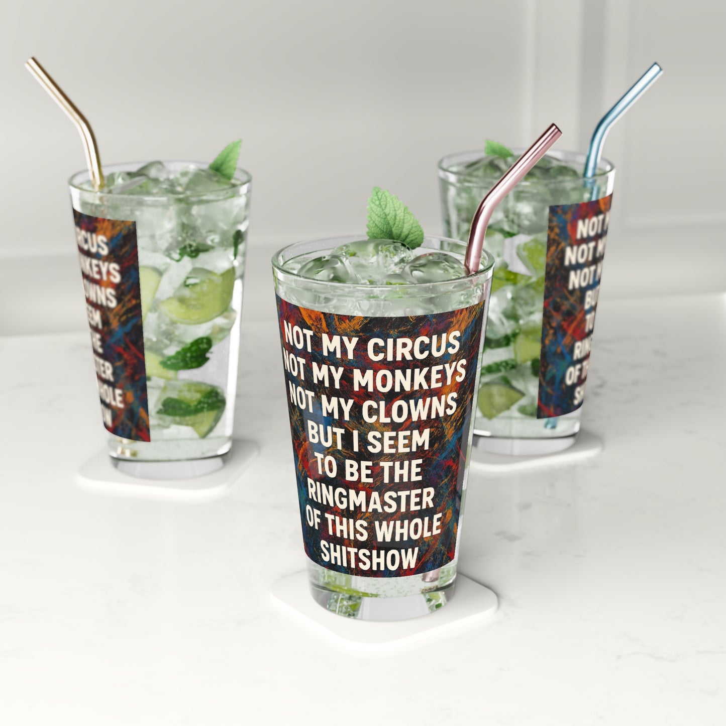 Ringmaster Drinking Glass