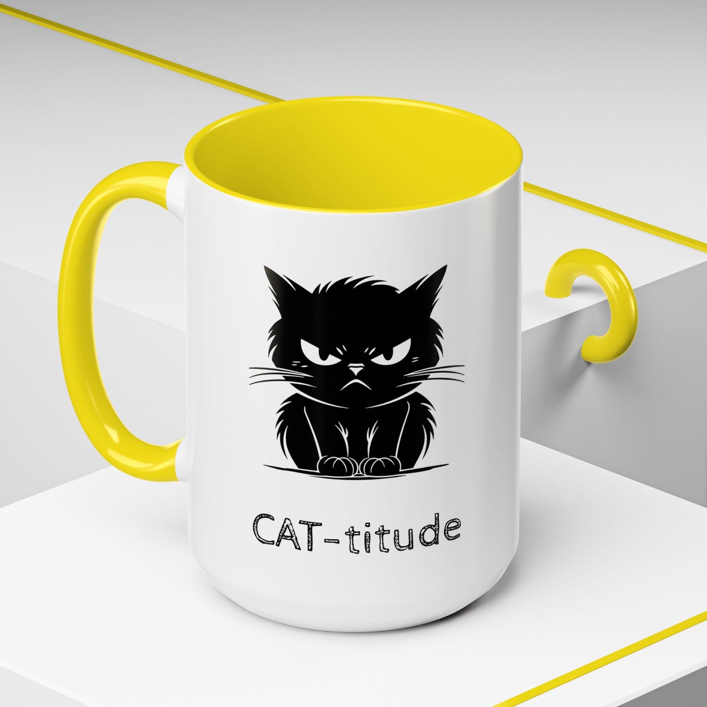 CAT-titude 2-Tone Coffee Mug