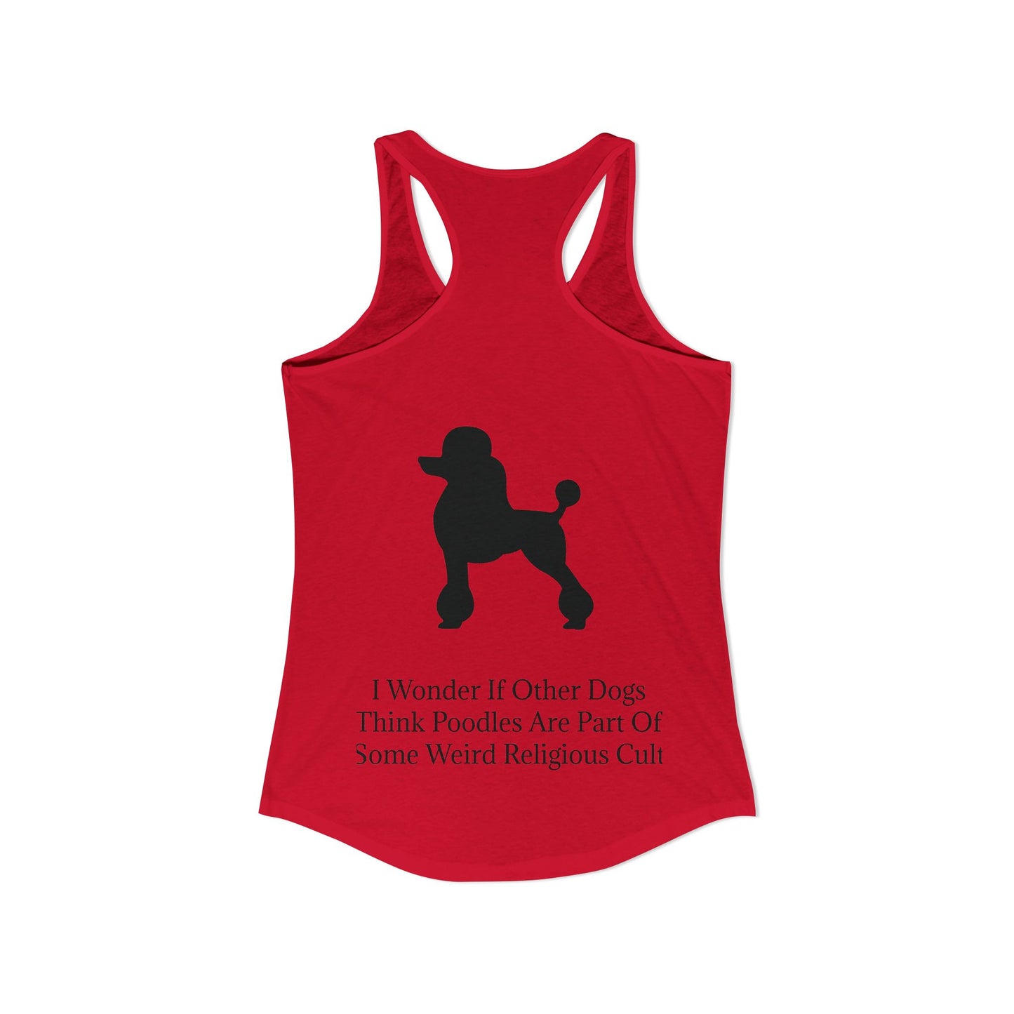 I Wonder Women's Racerback Tank