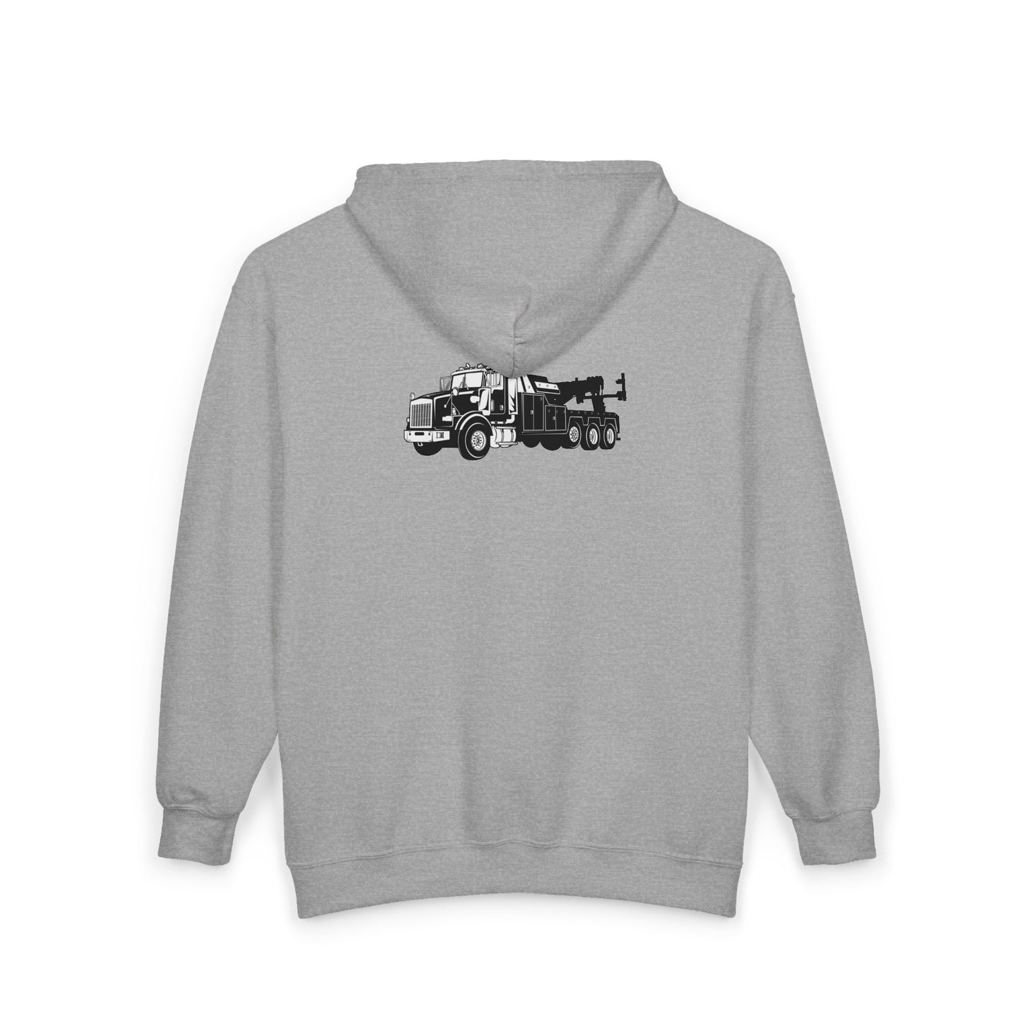 Heavy Tow Truck Unisex Full Zip Hoodie