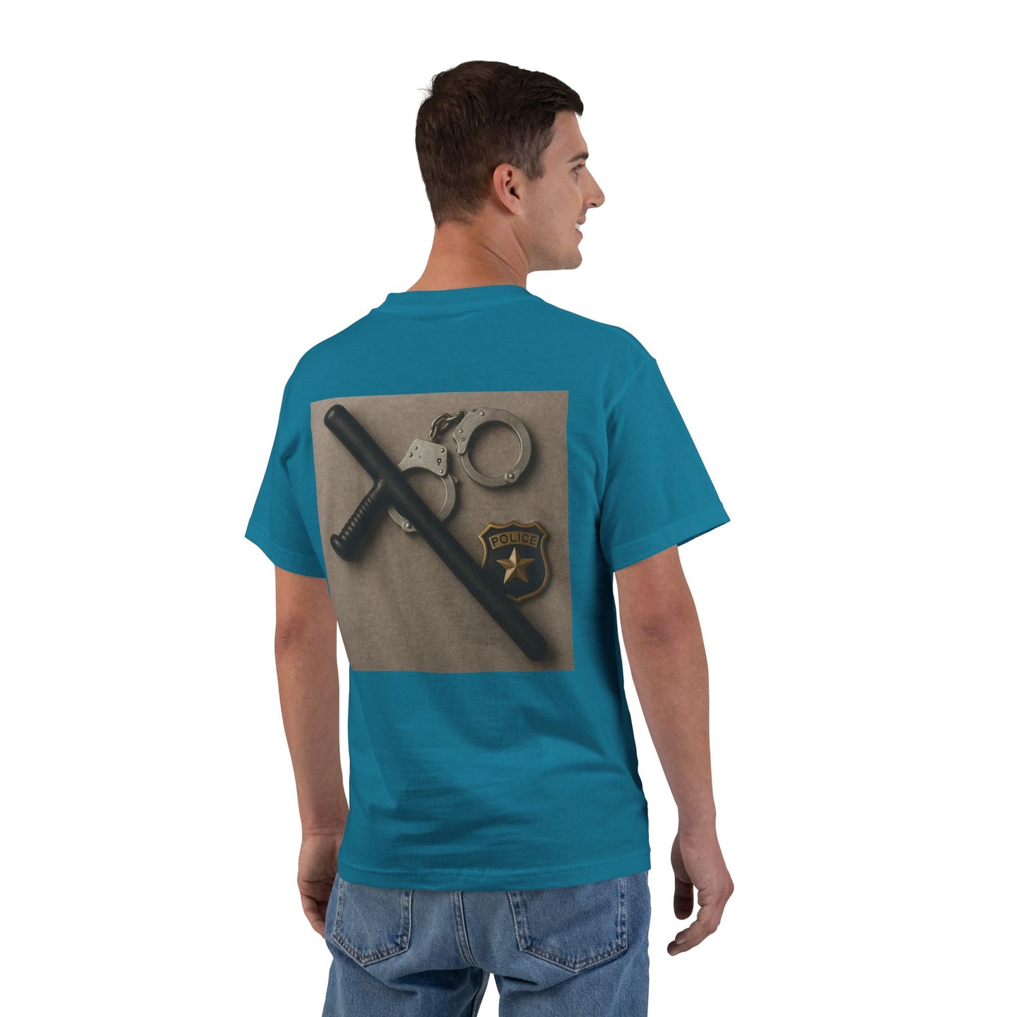 Law Enforcement Appreciation Men's Short-Sleeve Crewneck Tee