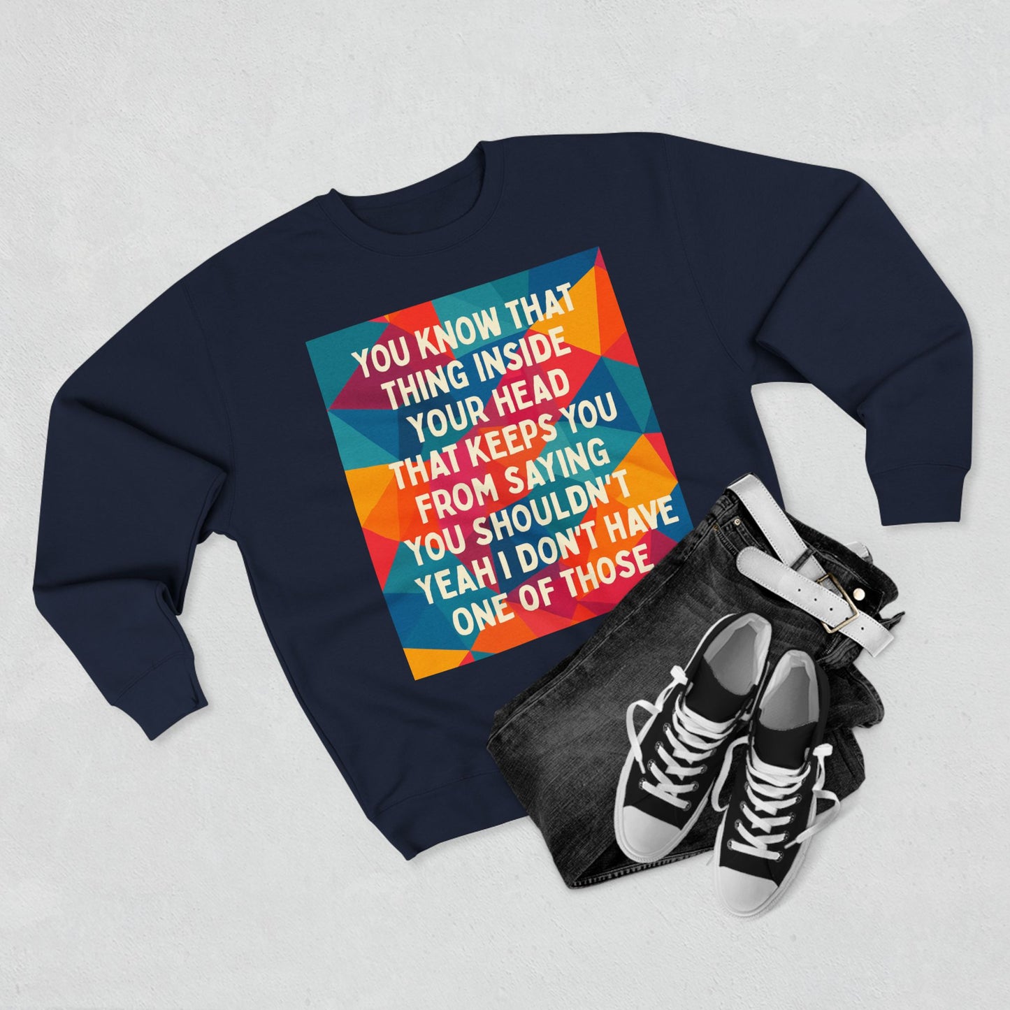 No Filter Unisex Crewneck Sweatshirt