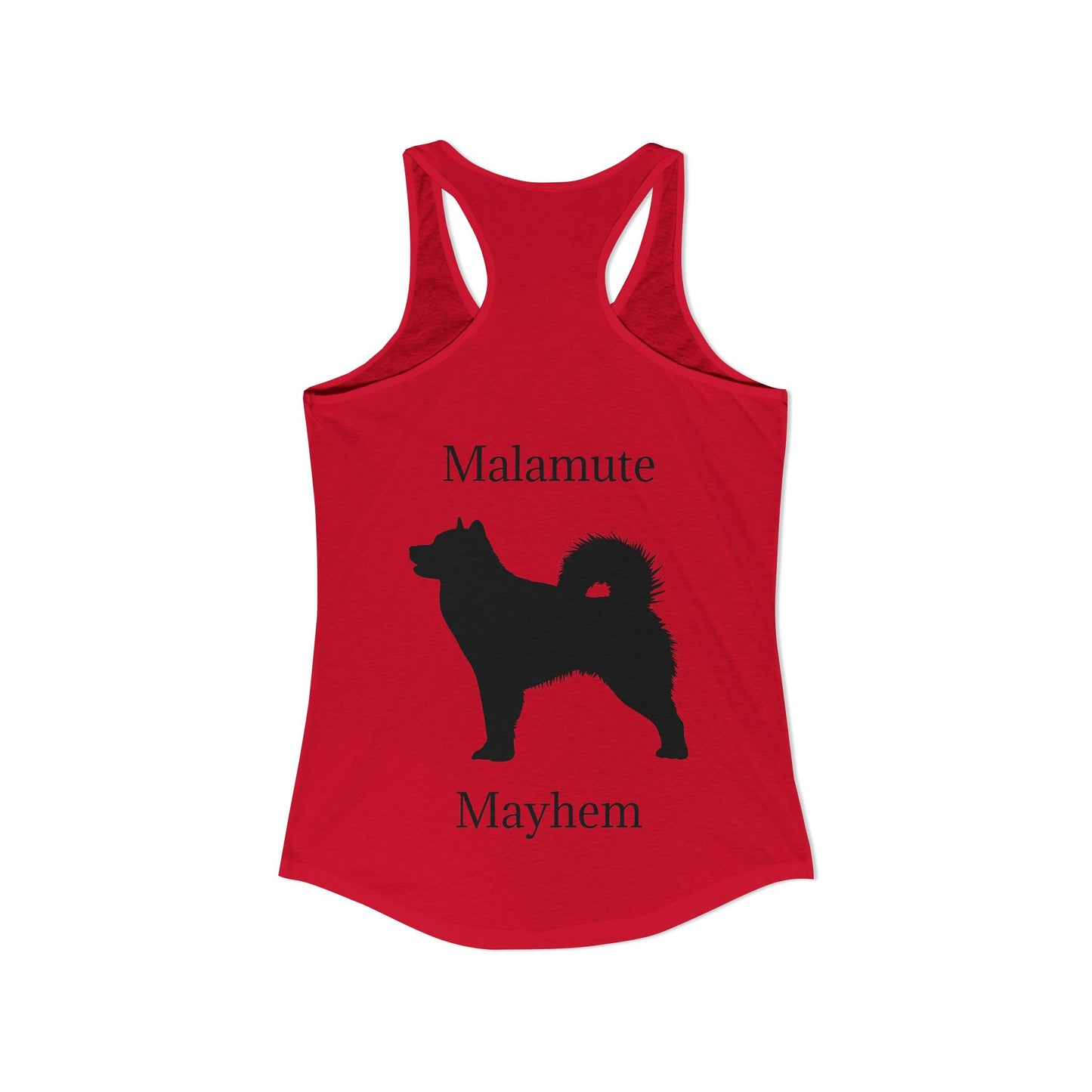 Malamute Mayhem Women's Racerback Tank