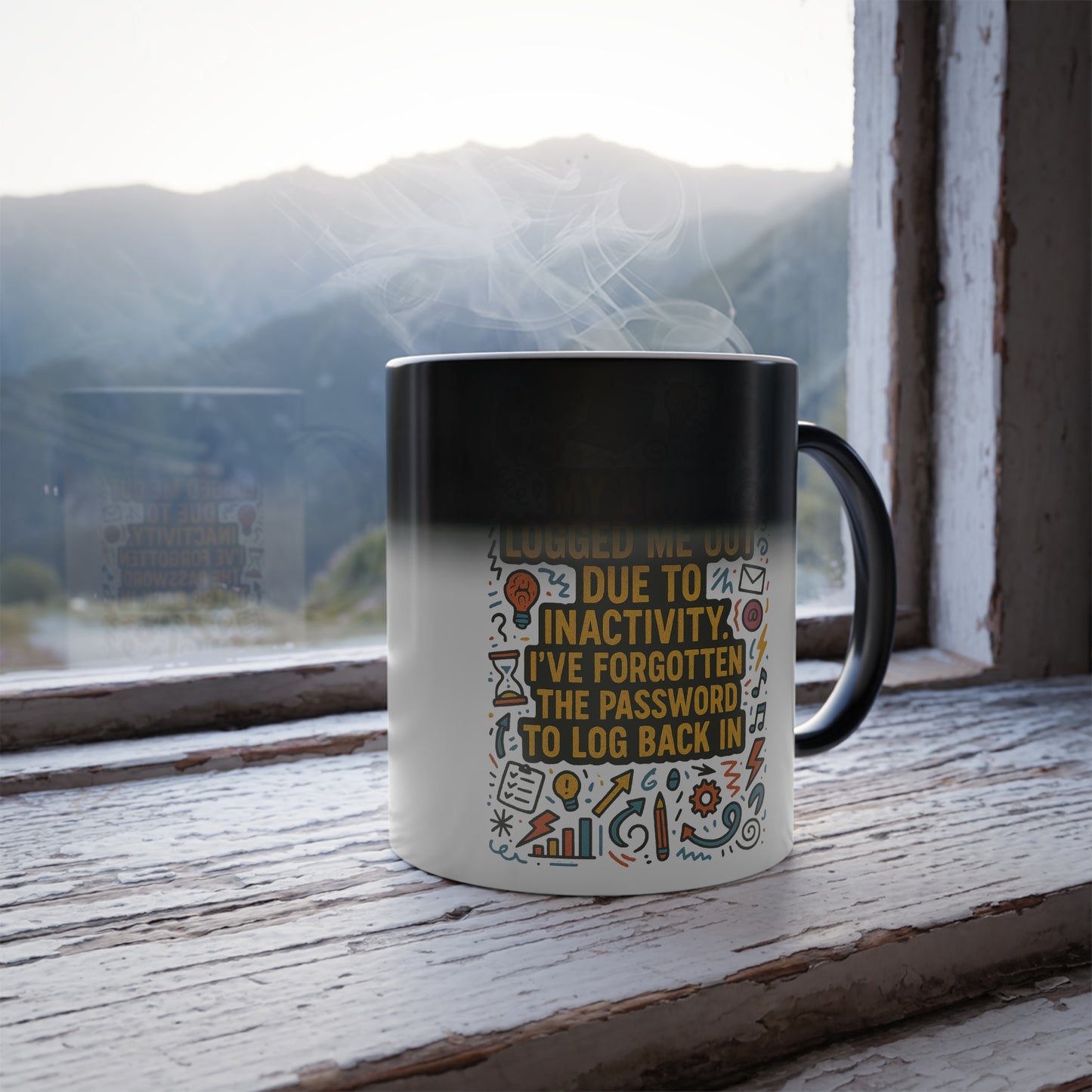 Logged Out Color Changing Mug
