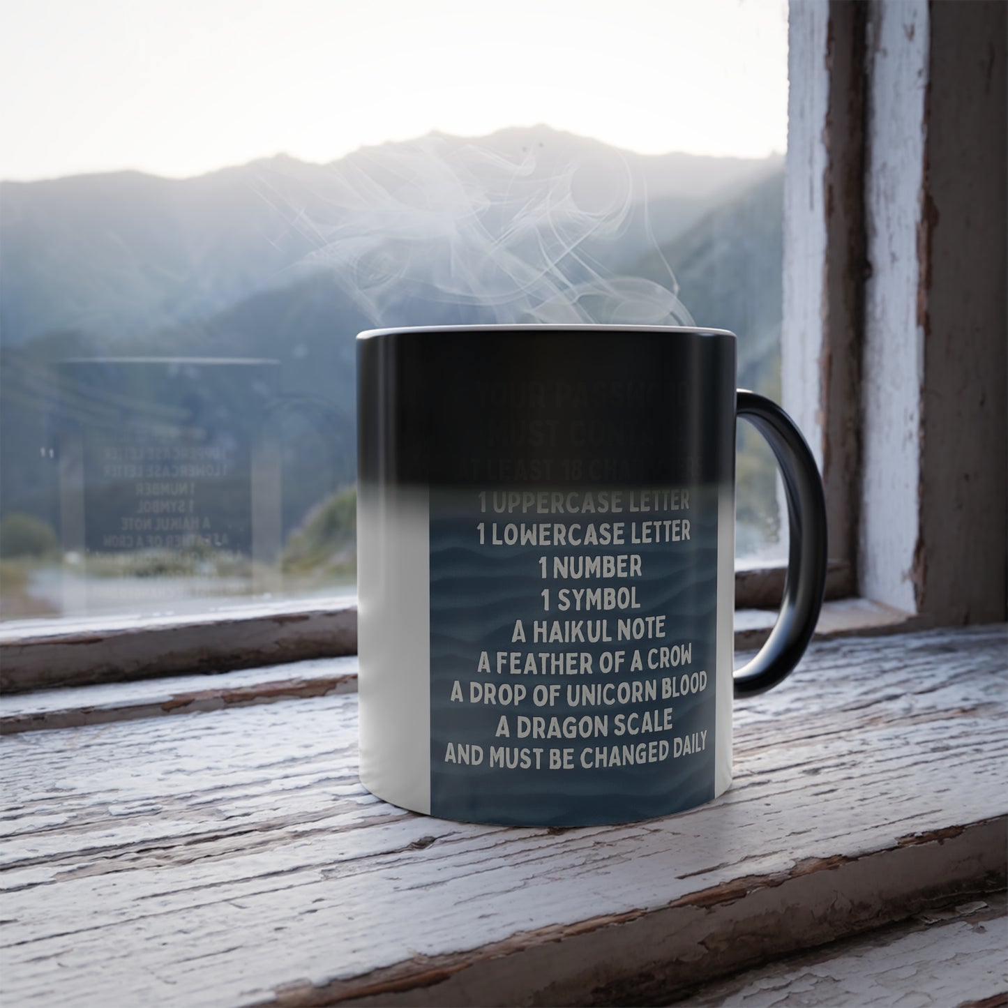 Password Color Changing Mug