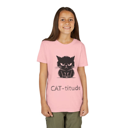 CAT-titude Youth Unisex Short Sleeve Crewneck Tee
