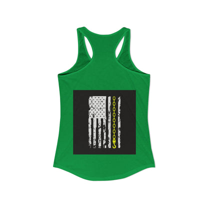 Thin Yellow Line Women's Racerback Tank