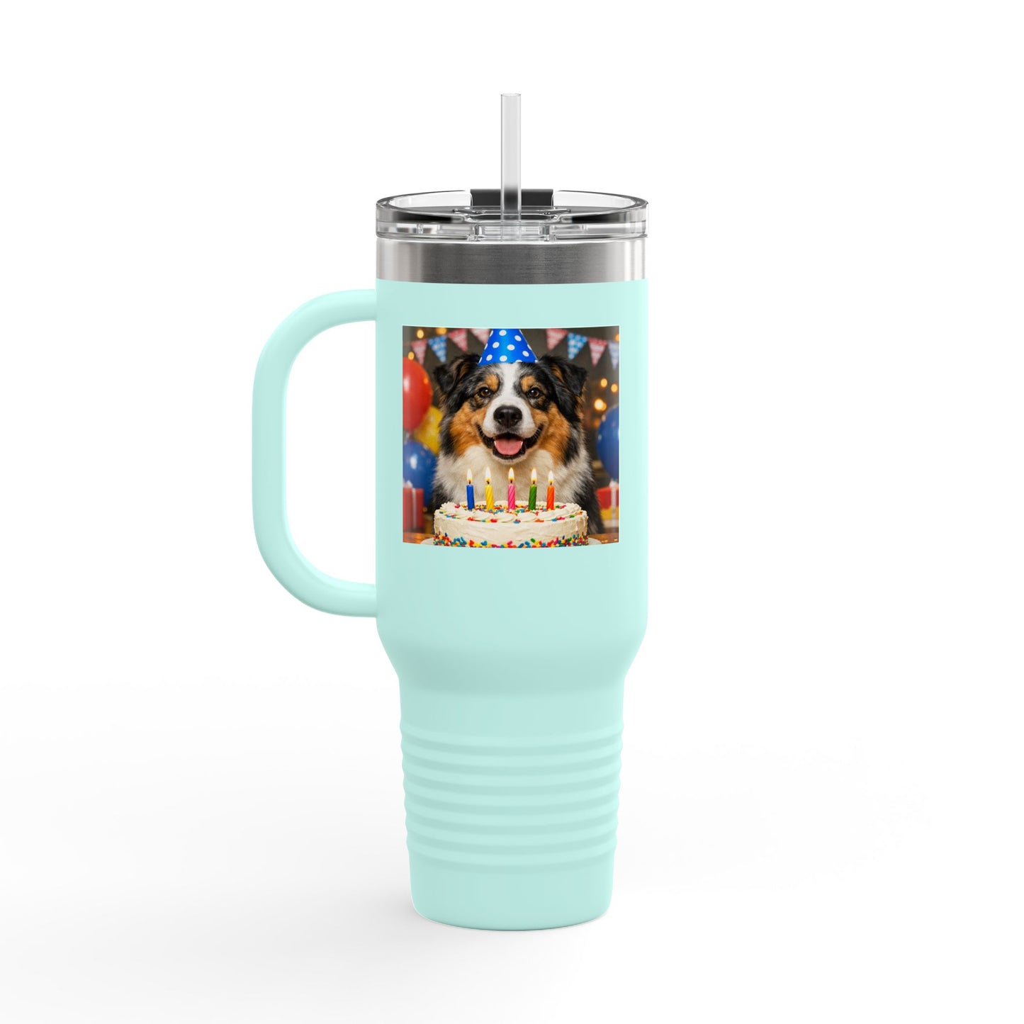 Birthday Buddy Aussie Insulated Travel Mug