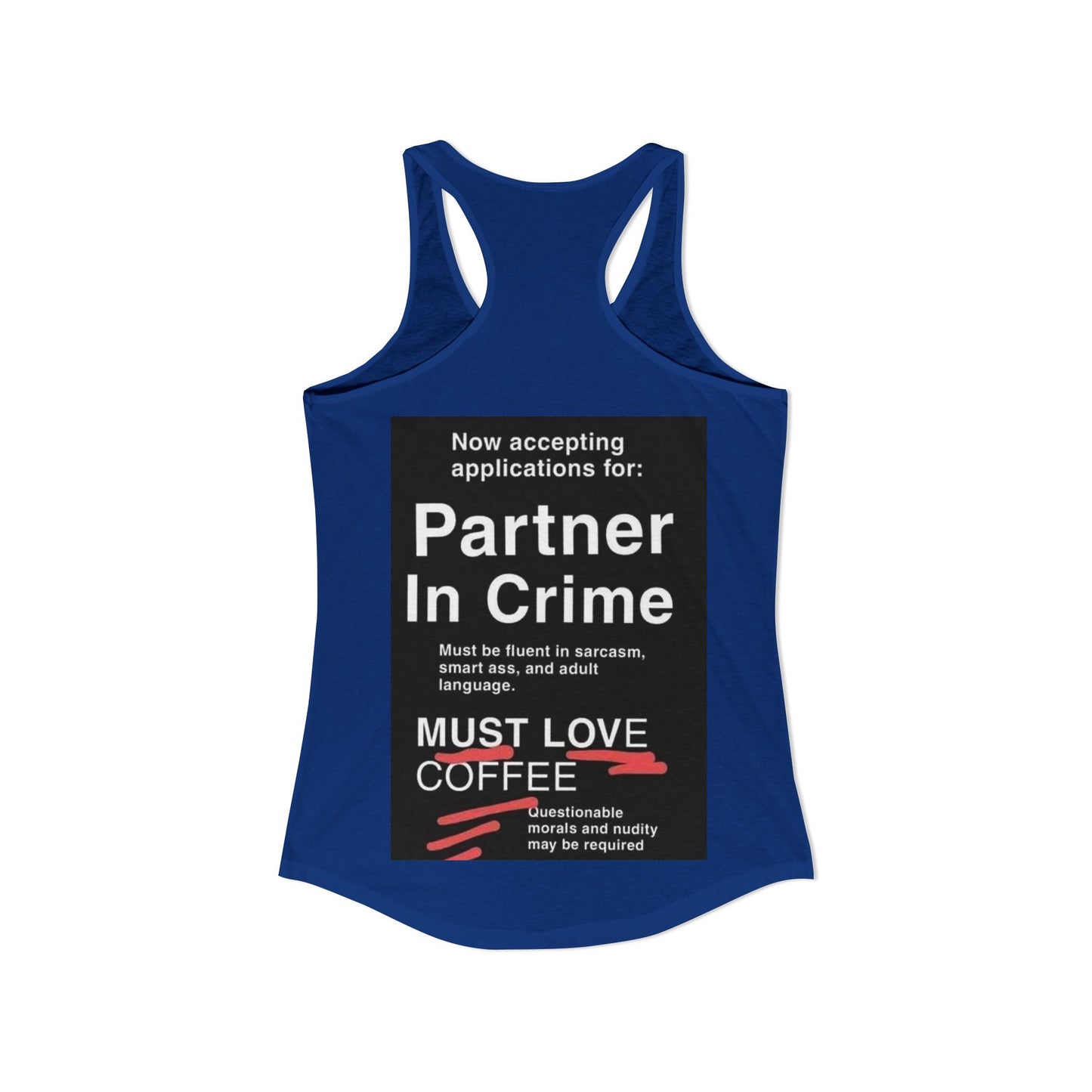 Partner In Crime Women's Racerback Tank