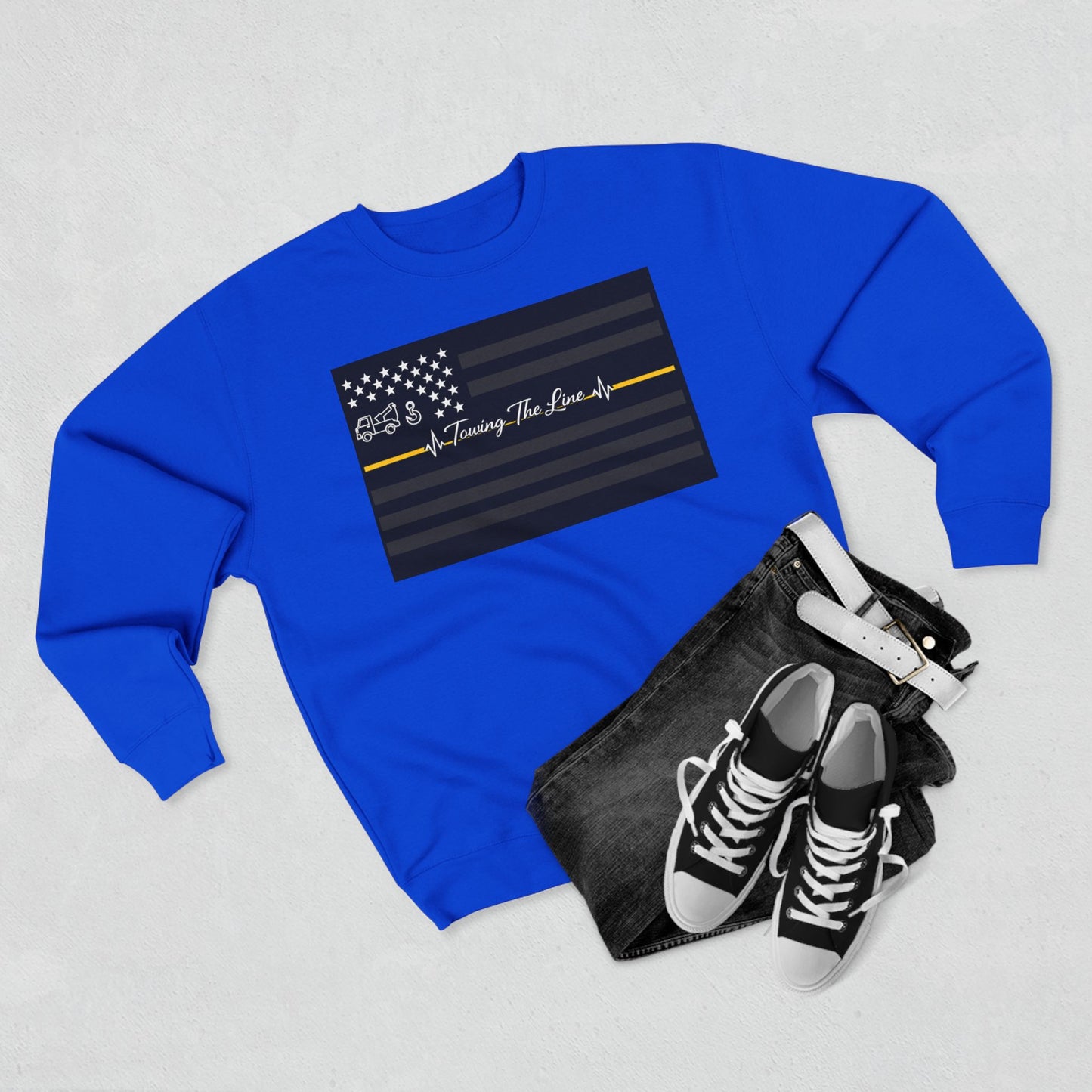 Thin Yellow Line Unisex Crewneck Sweatshirt
