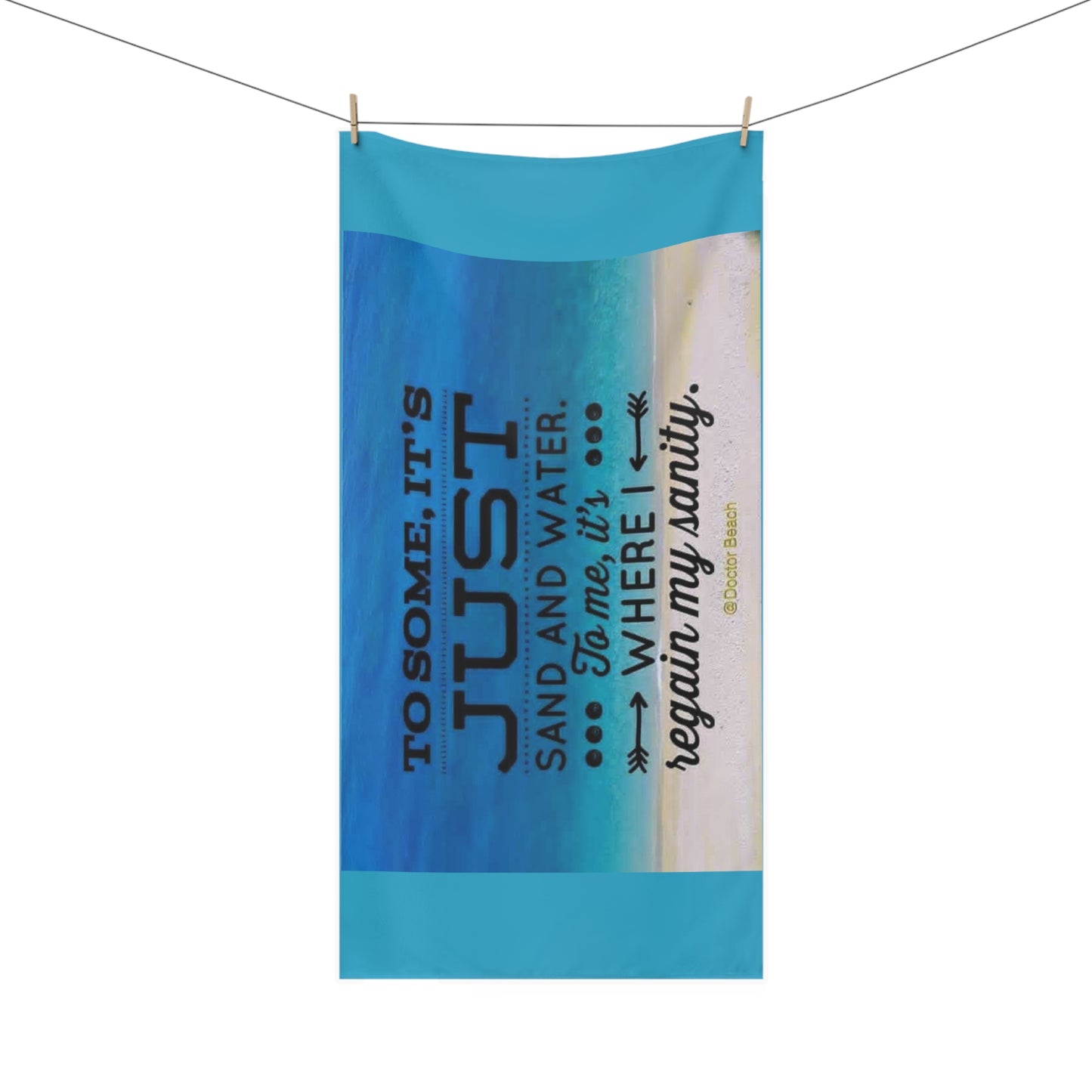 Dr. Beach Mink-Cotton  Beach Towel