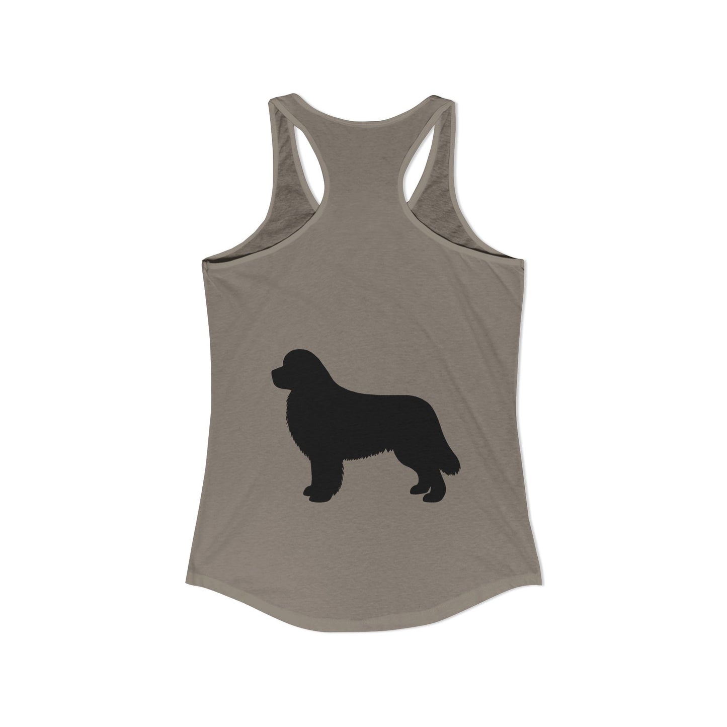 Newfie Silhouette Women's Racerback Tank
