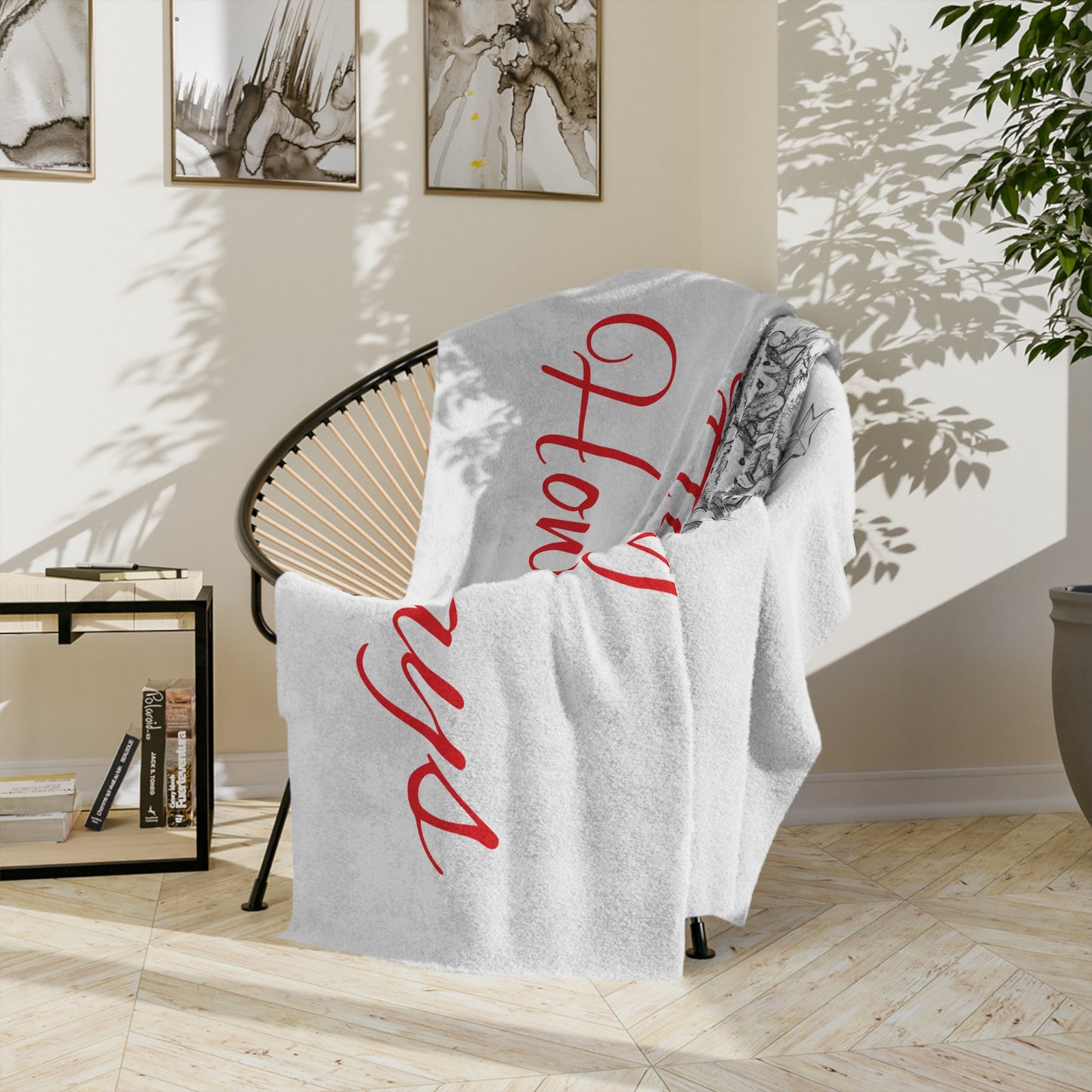 Happy Howl-idays Velveteen Microfiber Blanket