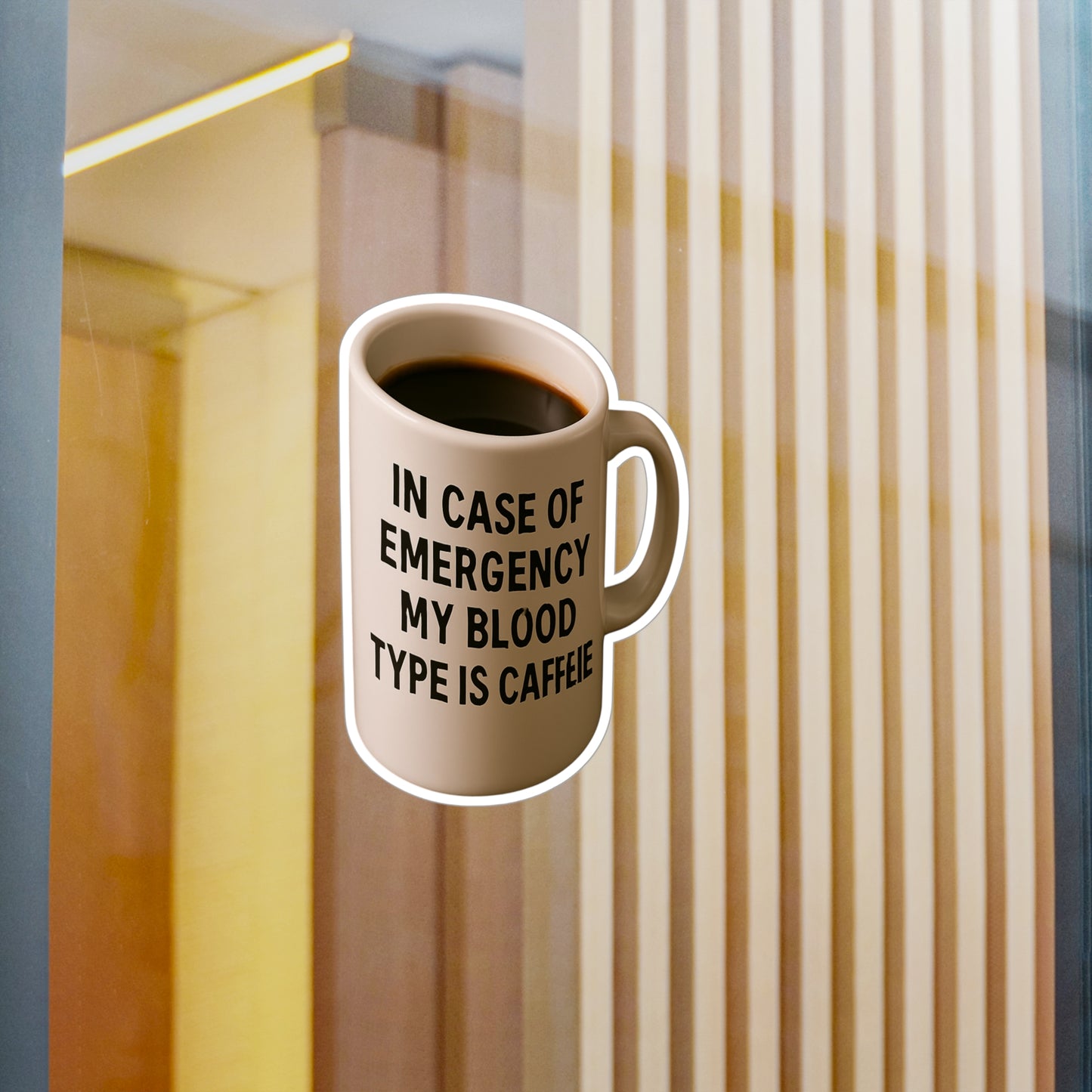 Blood Type Vinyl Decal