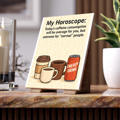 Today's Horoscope Ceramic Photo Tile