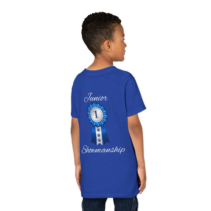 Junior Showmanship Youth Unisex Short Sleeve Crewneck Tee