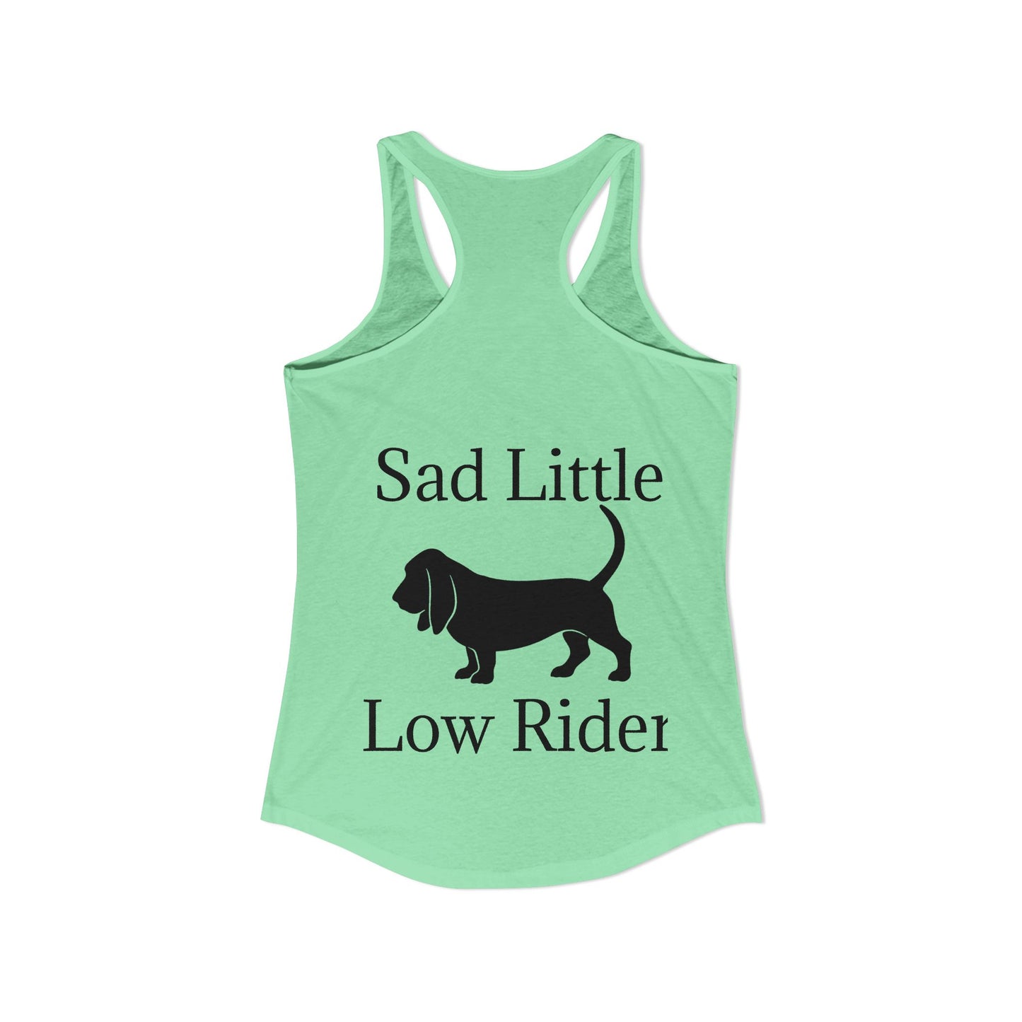 Sad Little Low Rider Women's Racerback Tank