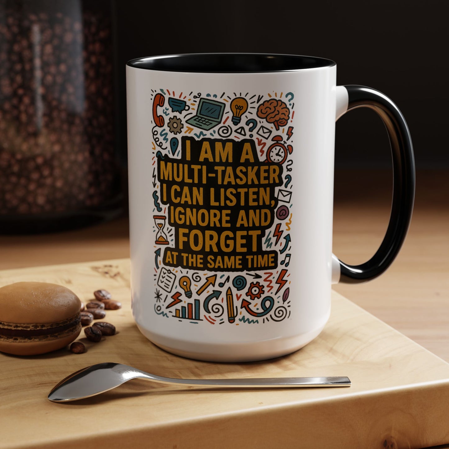 Multi-Tasker 2-Tone Coffee Mug