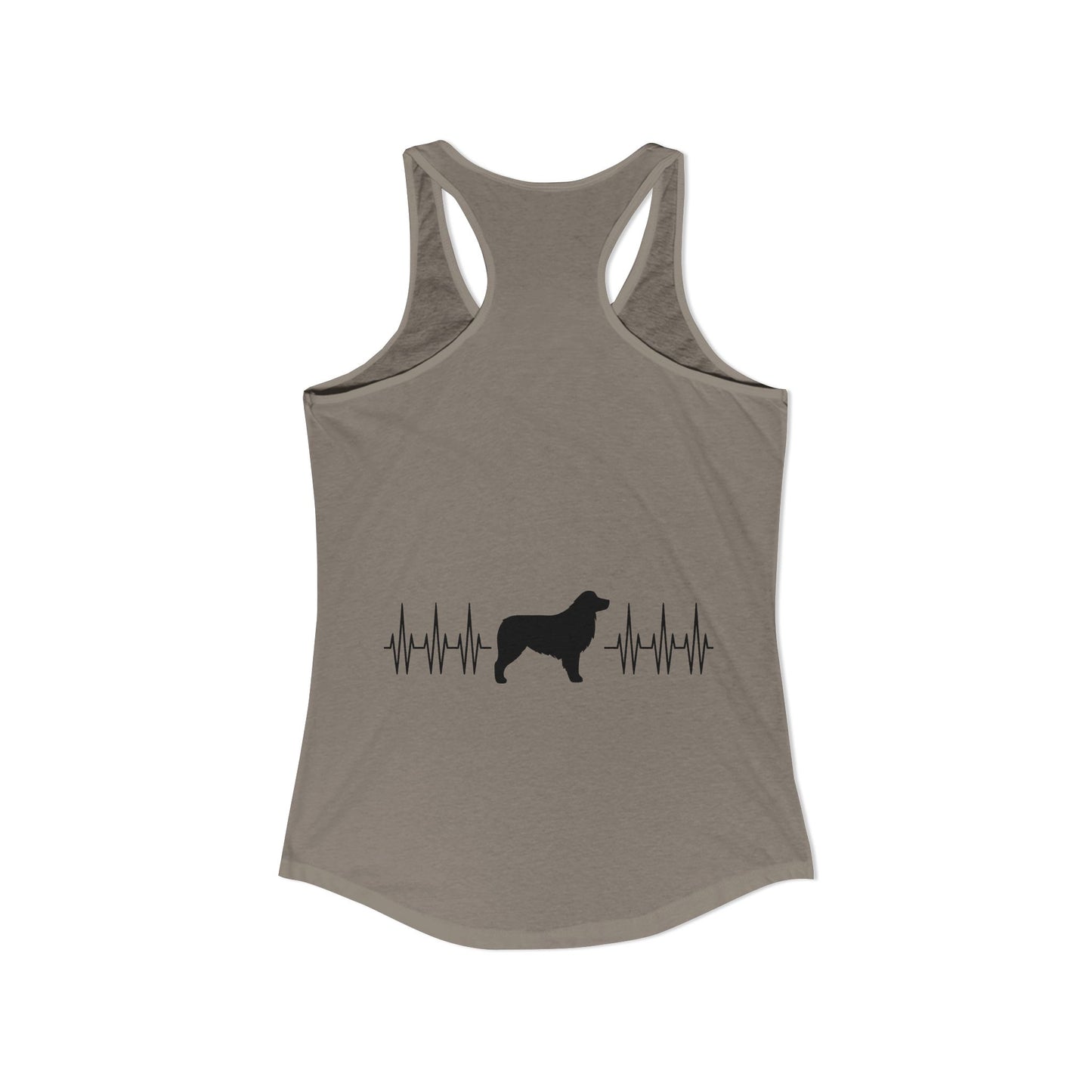 My Heart Beats For Aussies Women's Racerback Tank